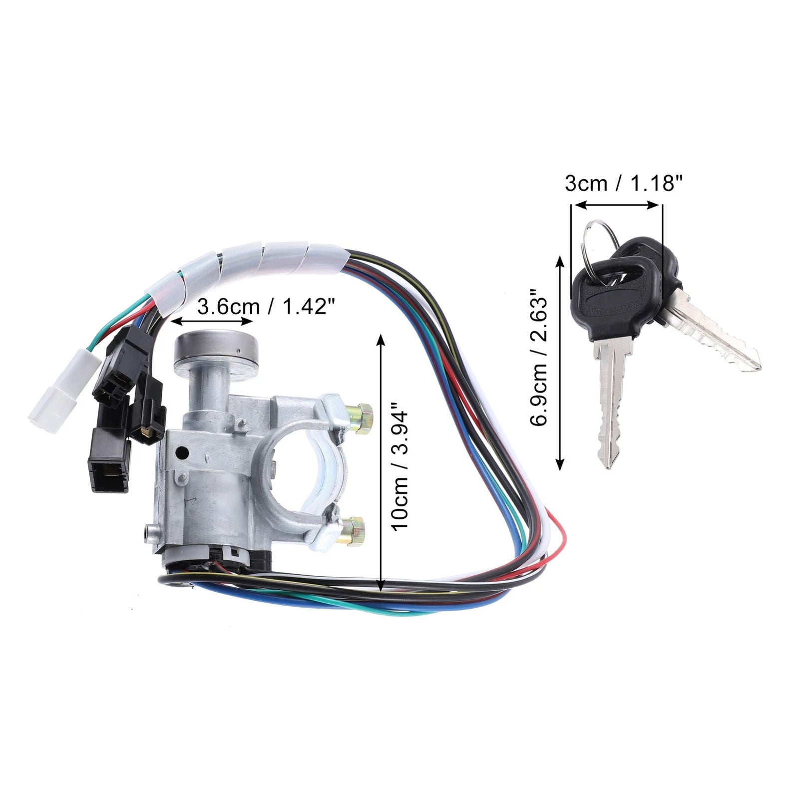Ignition Switch w/2 Keys UB3976290 For Mazda Pickup B2000 B2200 B2600 1986-1993