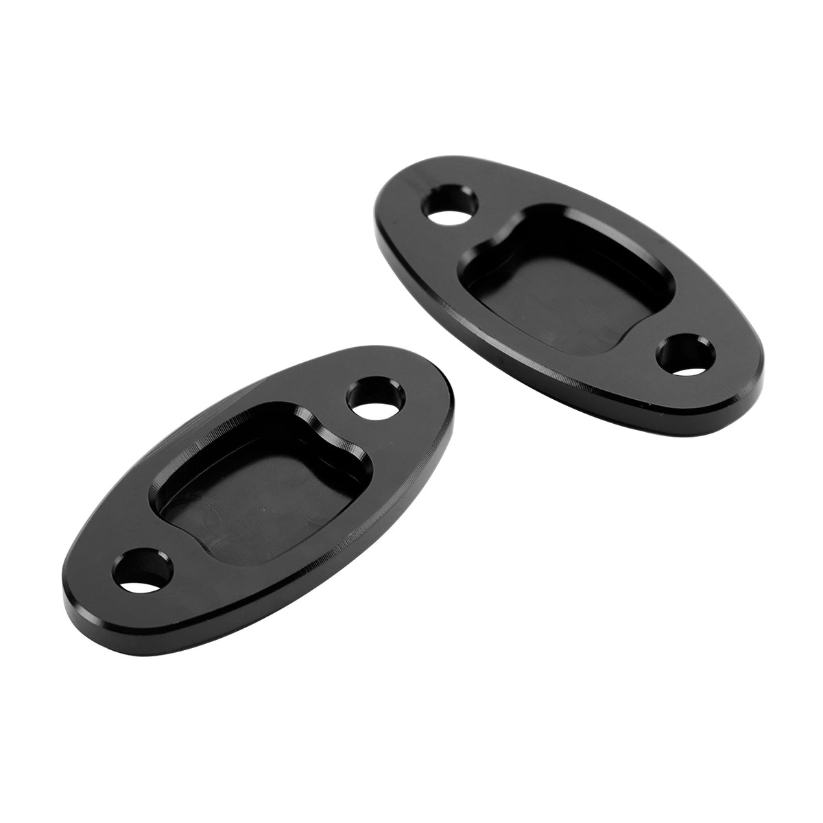 CNC Aluminum Black Mirror Block Off Plates For Honda CBR500R CBR600RR 2013-2020