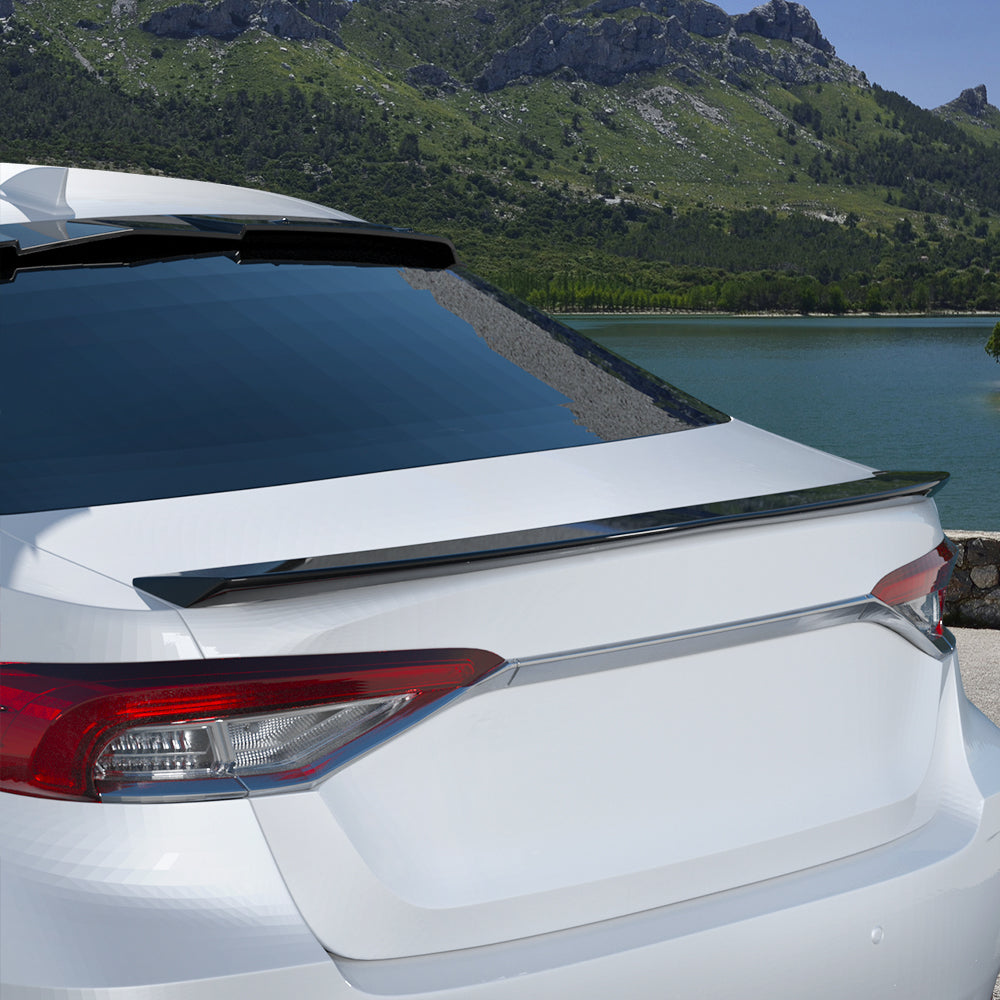 Glossy Black Rear Spoiler Wings Fit Toyota Camry LE SE XSE XLE 2018-2024