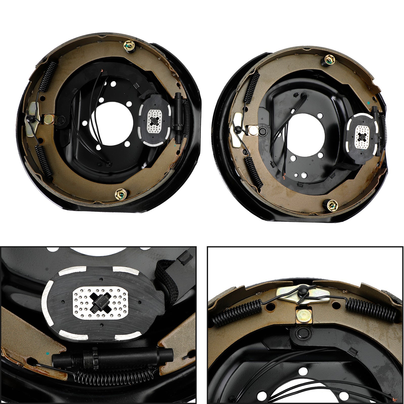 Electric Trailer Brake Kit-12"-Left and Right Hand Assemblies-5200 to 7000 lbs