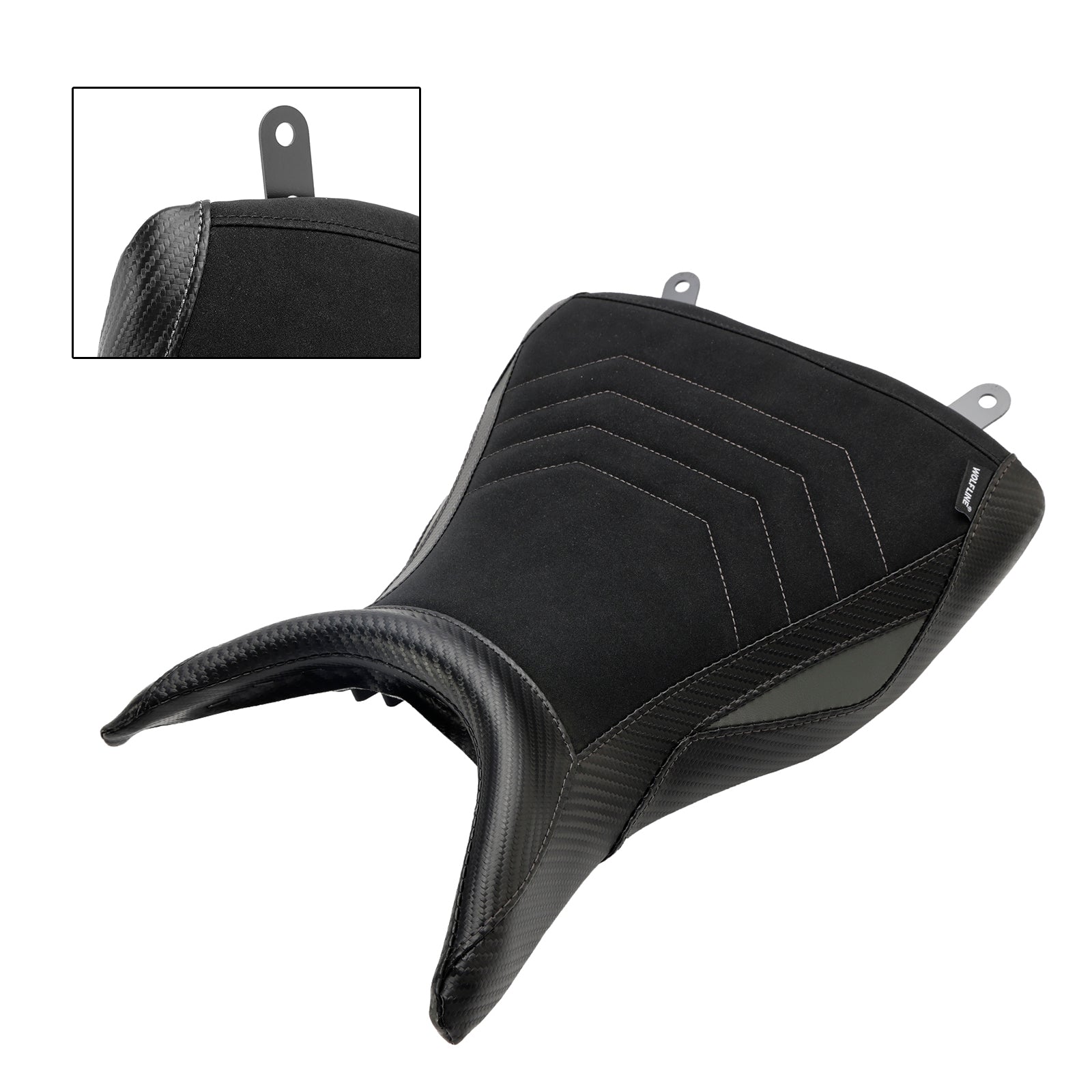 2015-2023 Yamaha Mt-03 Yzf-R3 Front Driver Raider Seat Pillion Saddle Gray