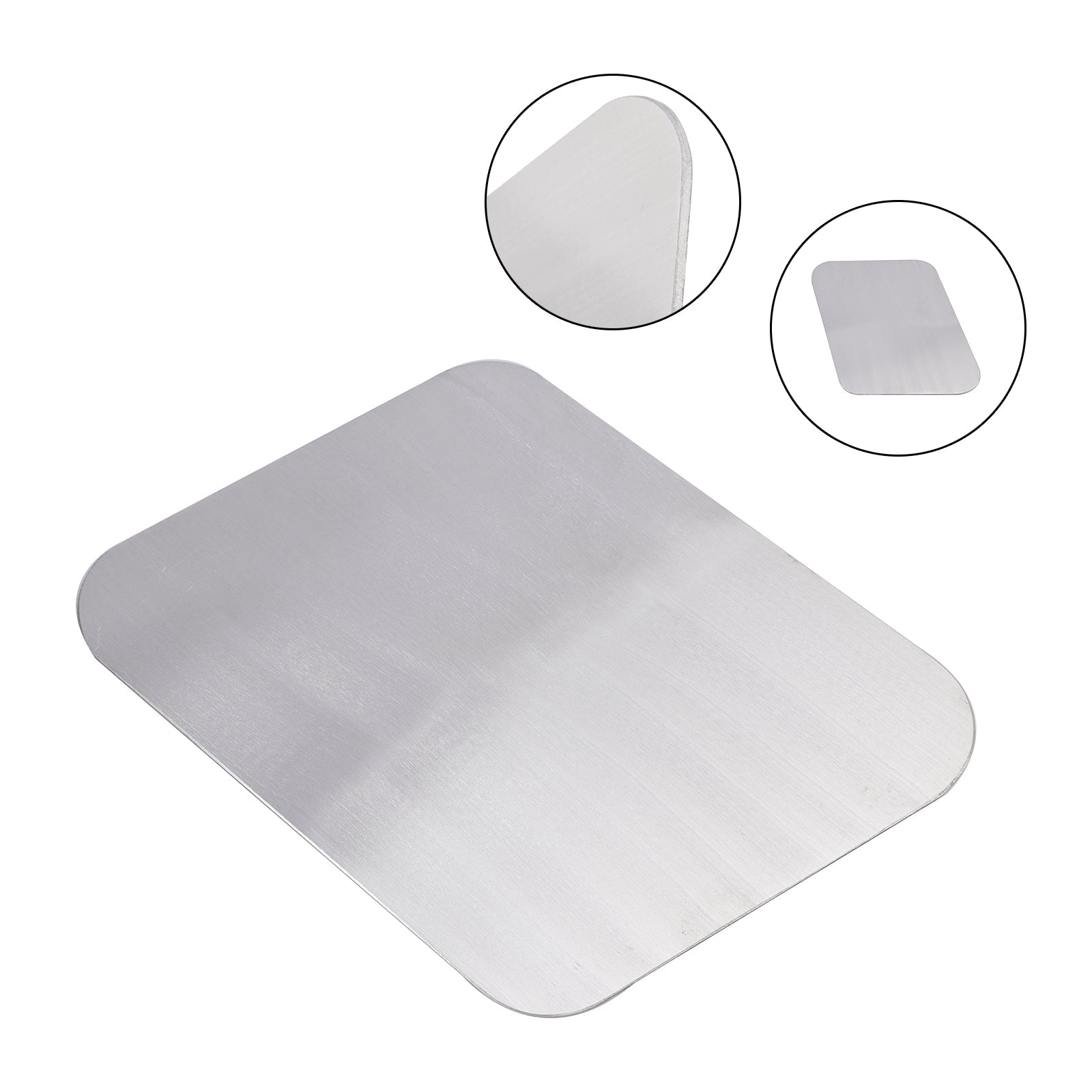 Parallelogram Blank Aluminum Alloy License Plate DIY Universal fit for Motorcycle