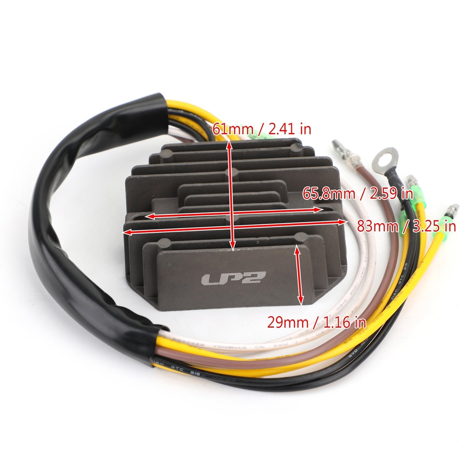 Voltage Rectifier for Suzuki DT150 DT175 DT2225 DT225 87-03 150 175 200 225 HP Generic