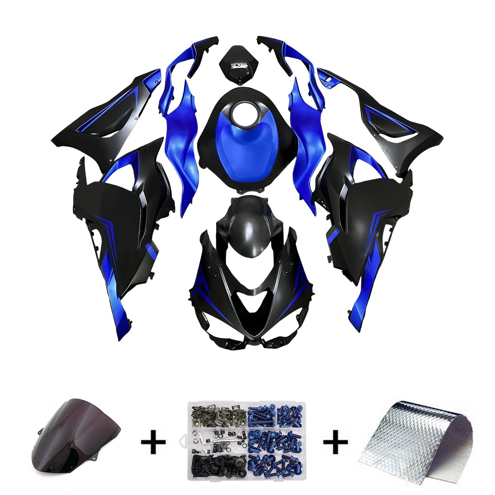 Injection Fairing Kit Bodywork Plastic ABS fit For Kawasaki ZX-6R 2024-2025