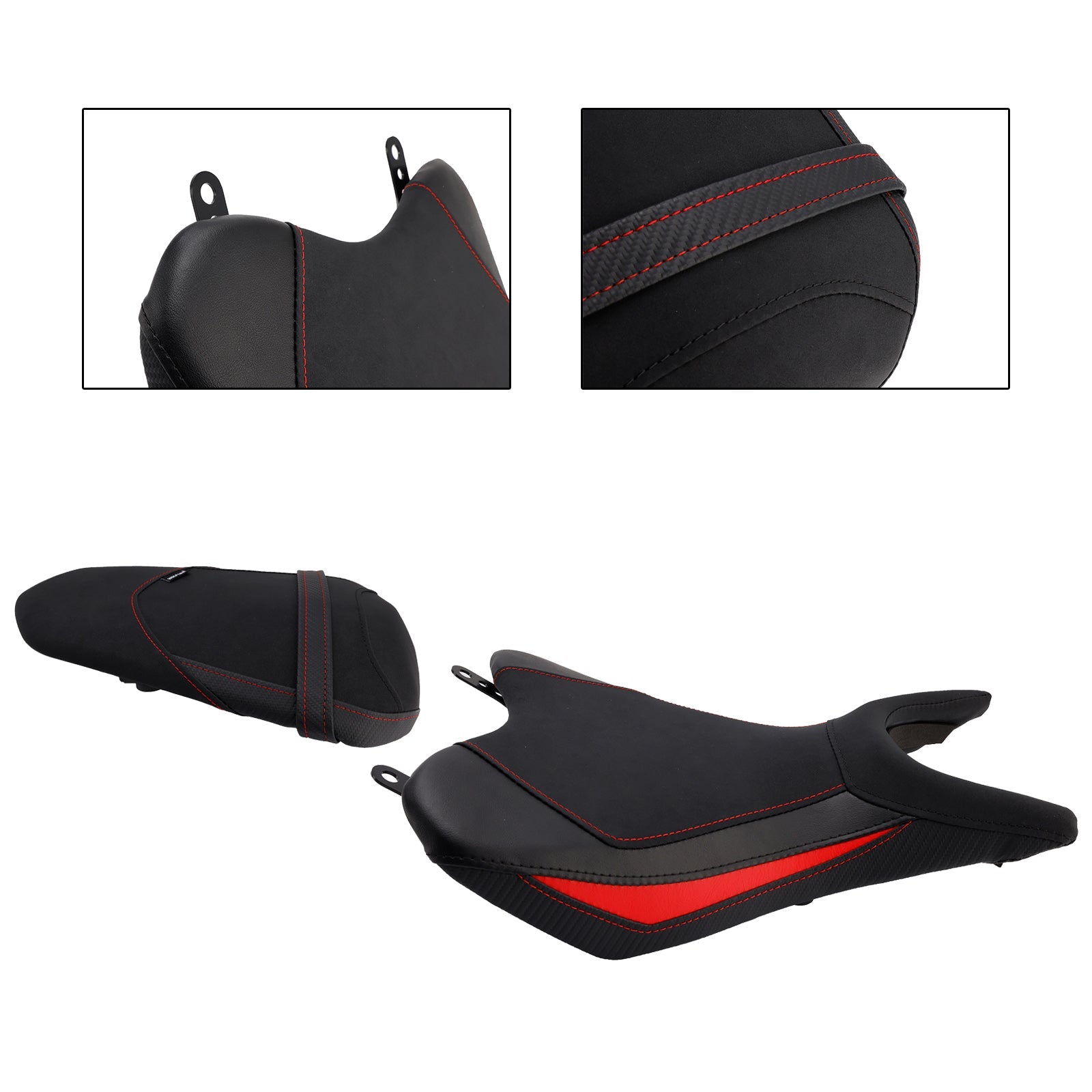 2025- For Yamaha Yzf-R3 2025- Mt-03 Driver&Passenger Seat Rear Cushion Red