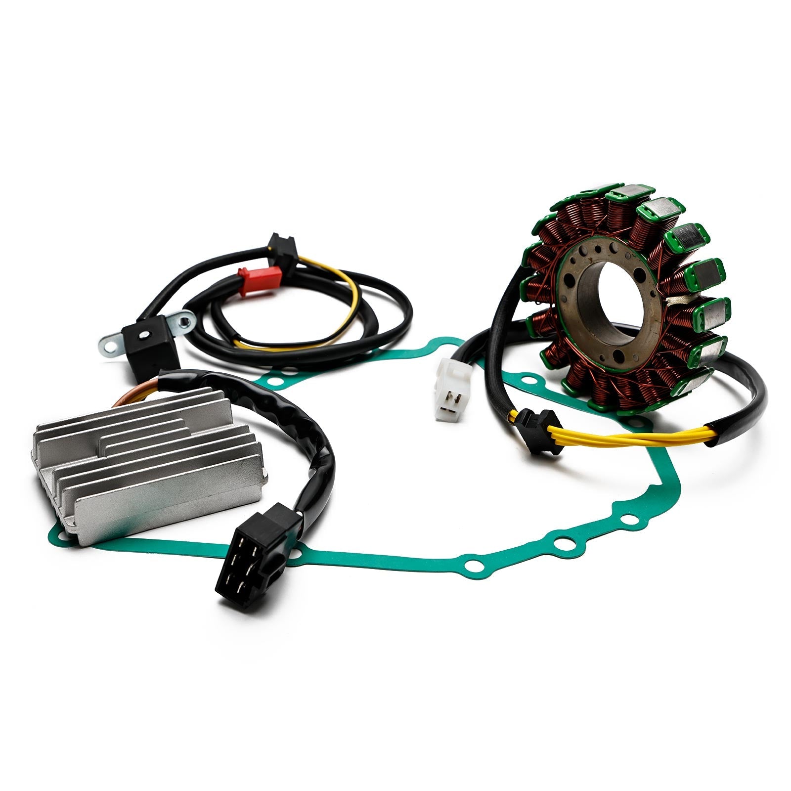 1997-2005 Kawasaki ER5 ER500 Magneto Coil Stator + Voltage Regulator + Gasket Assy