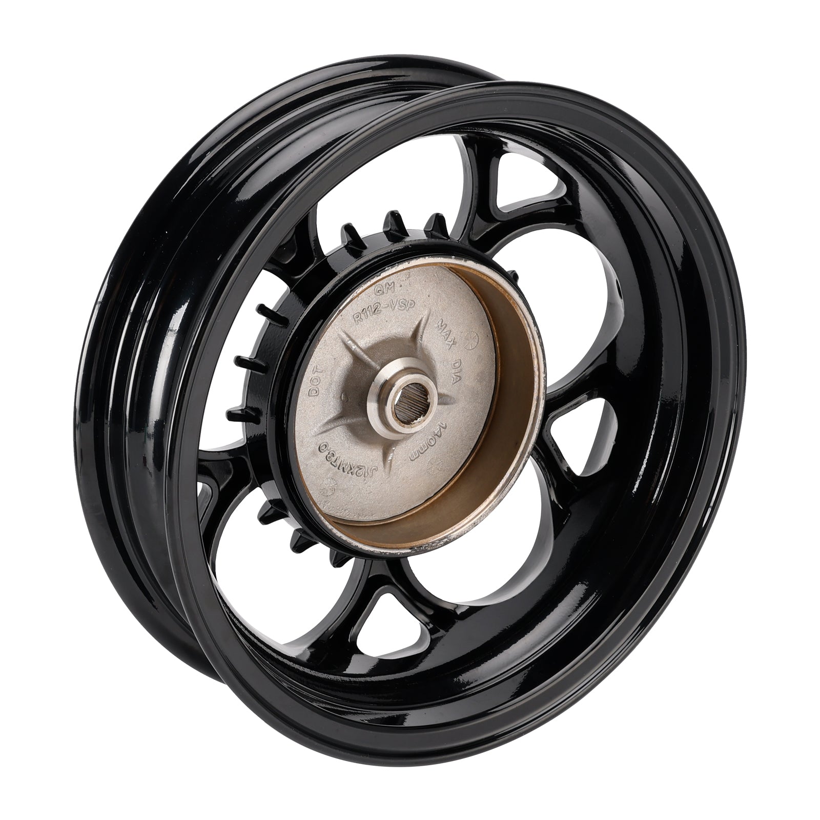 2014-2016 Vespa Sprint i.e. 3V 150 4T AC 3.0x12" Front + Rear Tubeless Wheel Rim Set