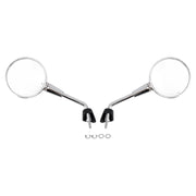 PAIR SHORTY MIRRORS CHROME FOR VESPA PRIMAVERA 50-125 SPRINT 50-150 GTS 125 300