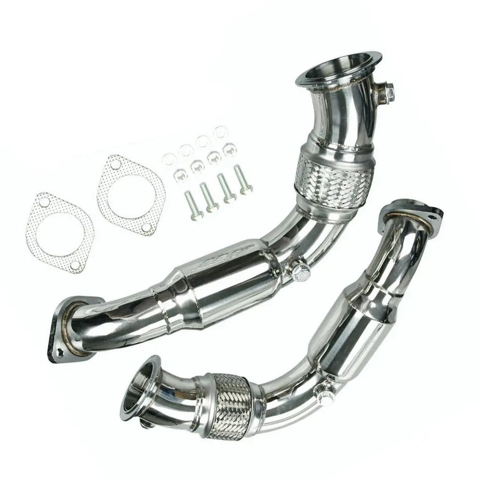 2008-2014 BMW X6 Downpipe Exhaust N63B44 4.4L V8 Twin Turbo