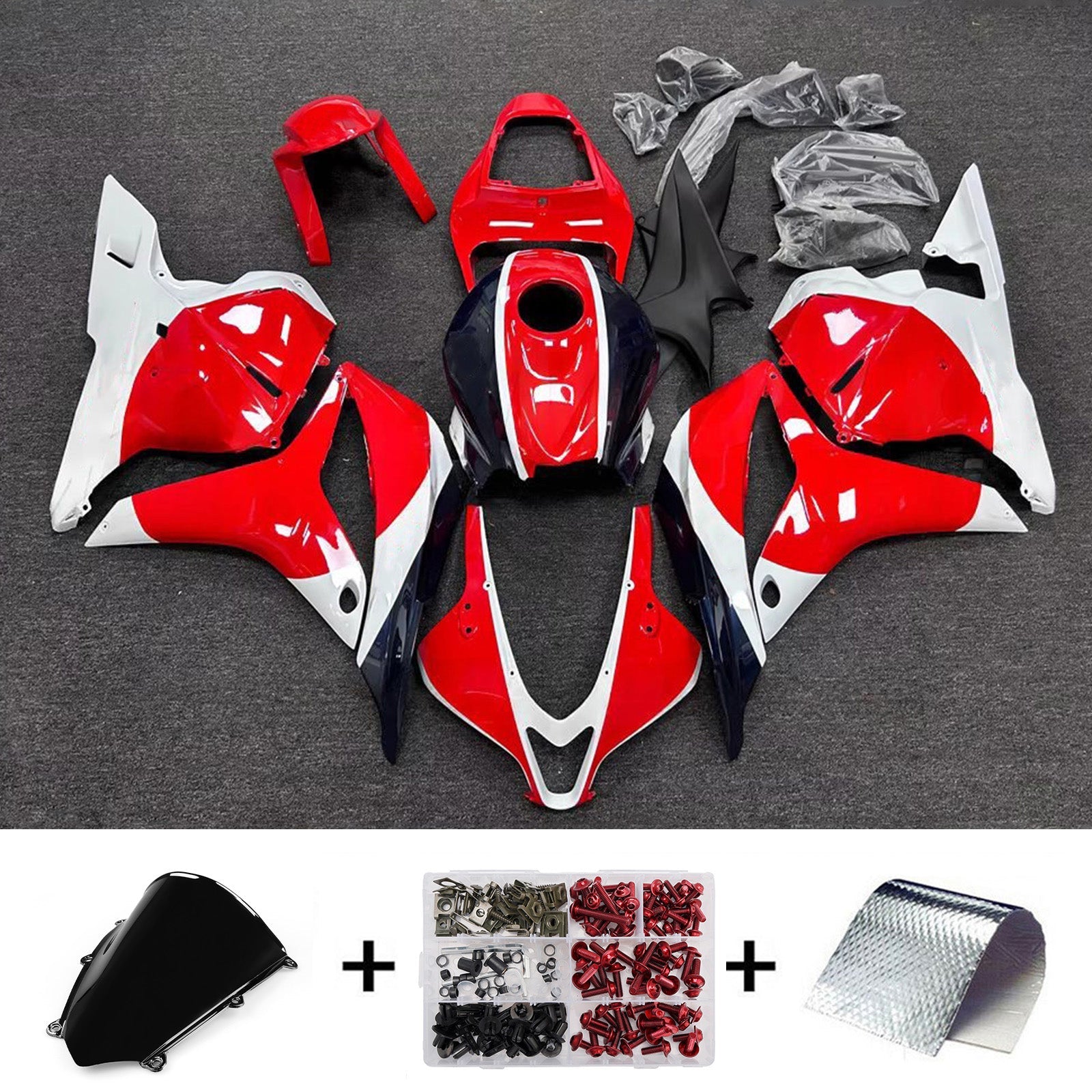 Injection Fairing Kit Bodywork Plastic ABS For Honda CBR600RR 2009-2012 F5