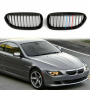 2004-2010 BMW E63 Coupe/E64 Convertible /Fit 645ci 650i and M6 Gloss Black M Color Grille Generic