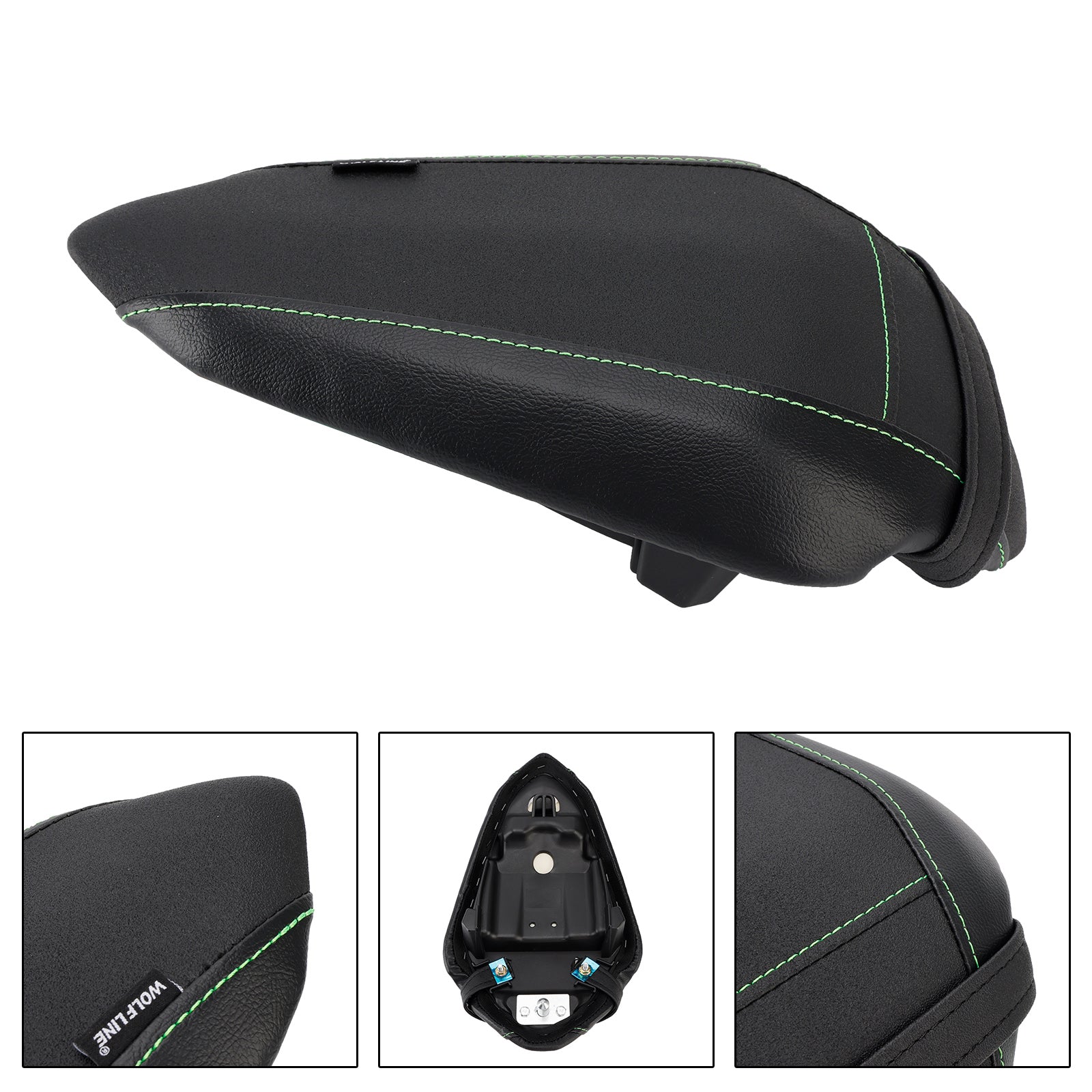 2024-2025 Kawasaki Ninja 500 Z500 Rear Seat Passenger Cushion Flat Pu BlackB