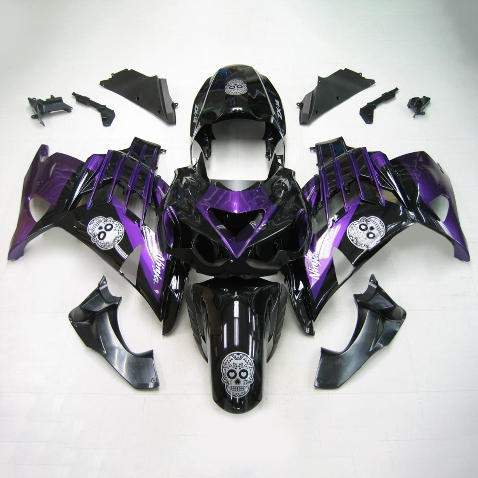 2012-2025 Kawasaki ZX14R Injection Fairing Kit Bodywork Plastic ABS #104