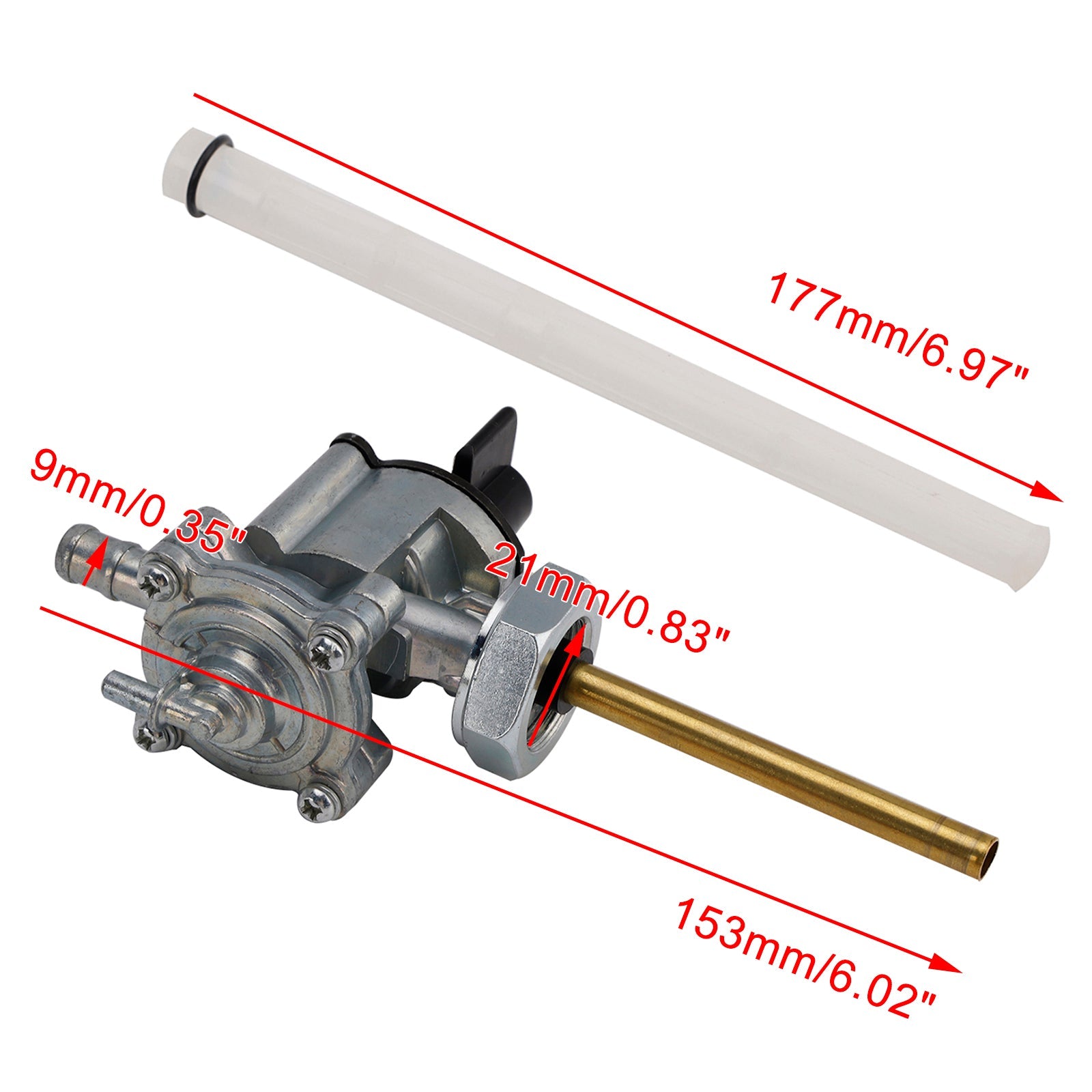 Gas Tank Fuel Cock Valve Petcock fit for Honda CB600F Hornet 600 1998-2001