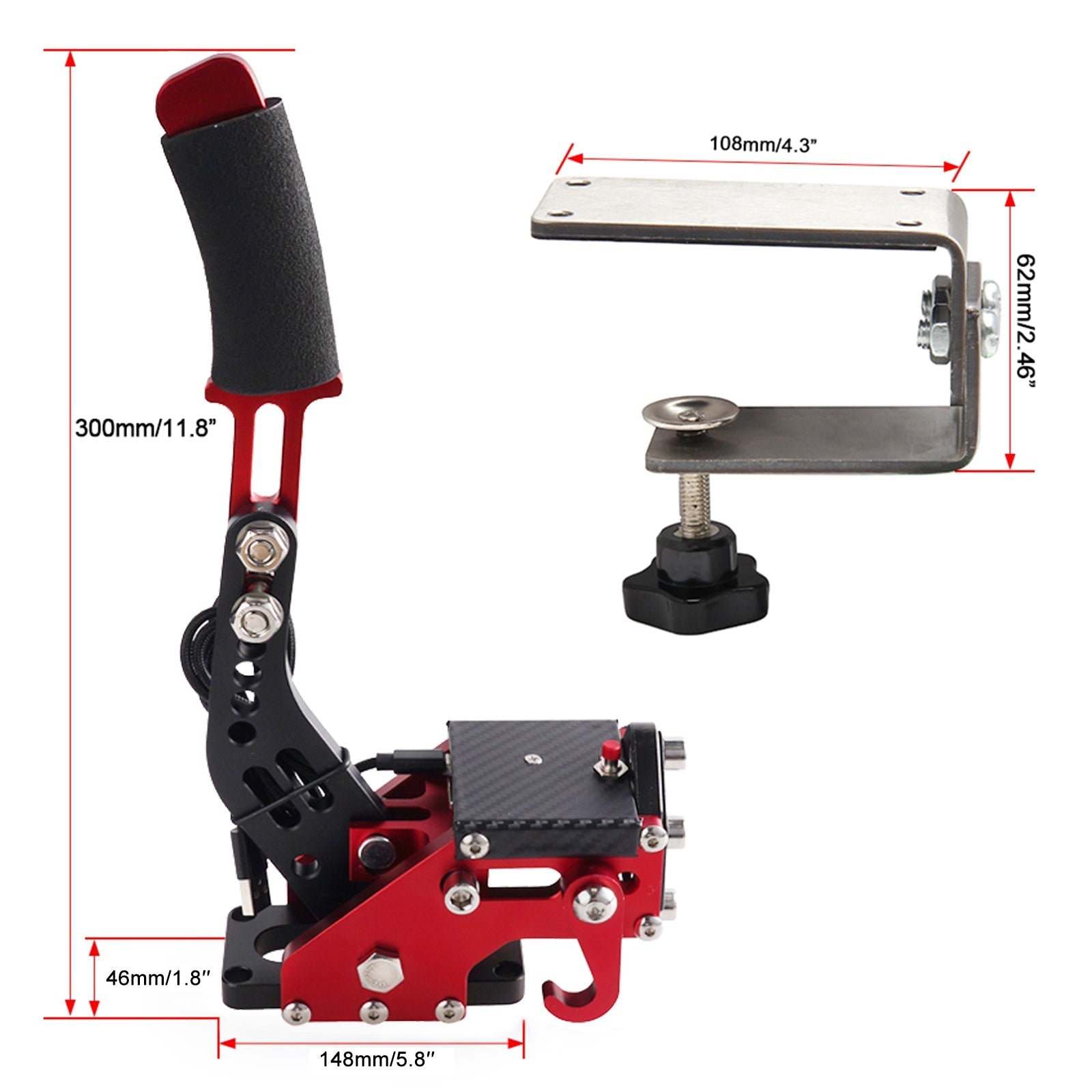 14Bit X1 XSS XSX XBOX USB3.0 SIM Handbrake for Racing Games Steering Wheel Stand G920 Black