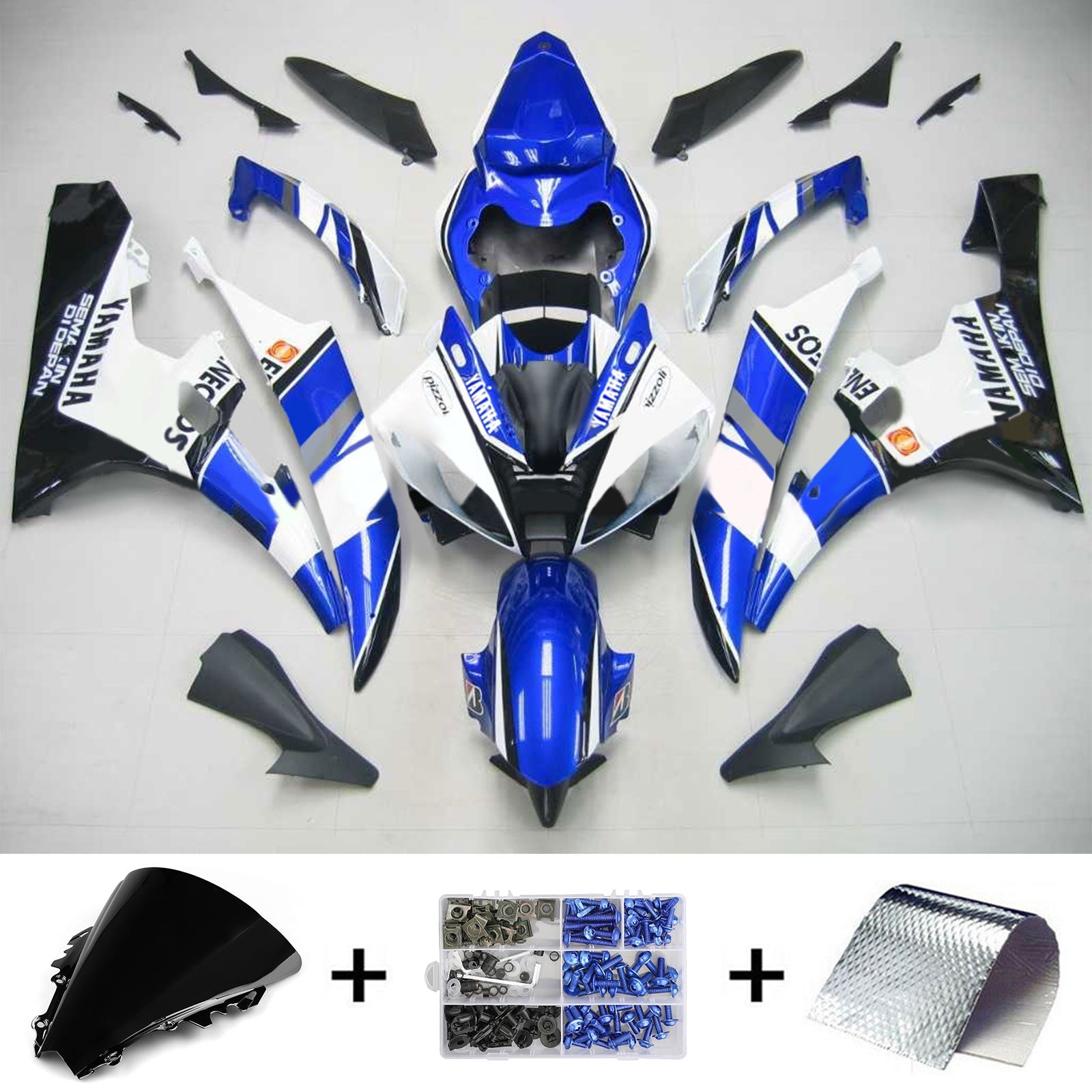 2006-2007 Yamaha YZF 600 R6 Fairing Kit Generic