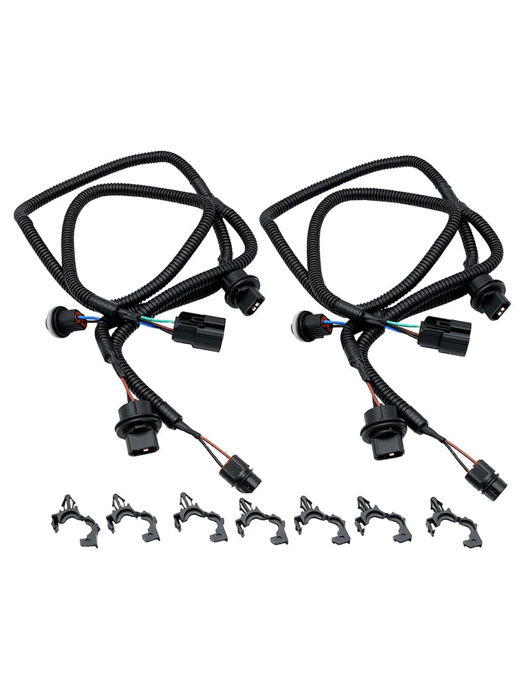 2PCS L+R Tail Lamp Light Wiring Harness For GMC Sierra 1500 2016-2019