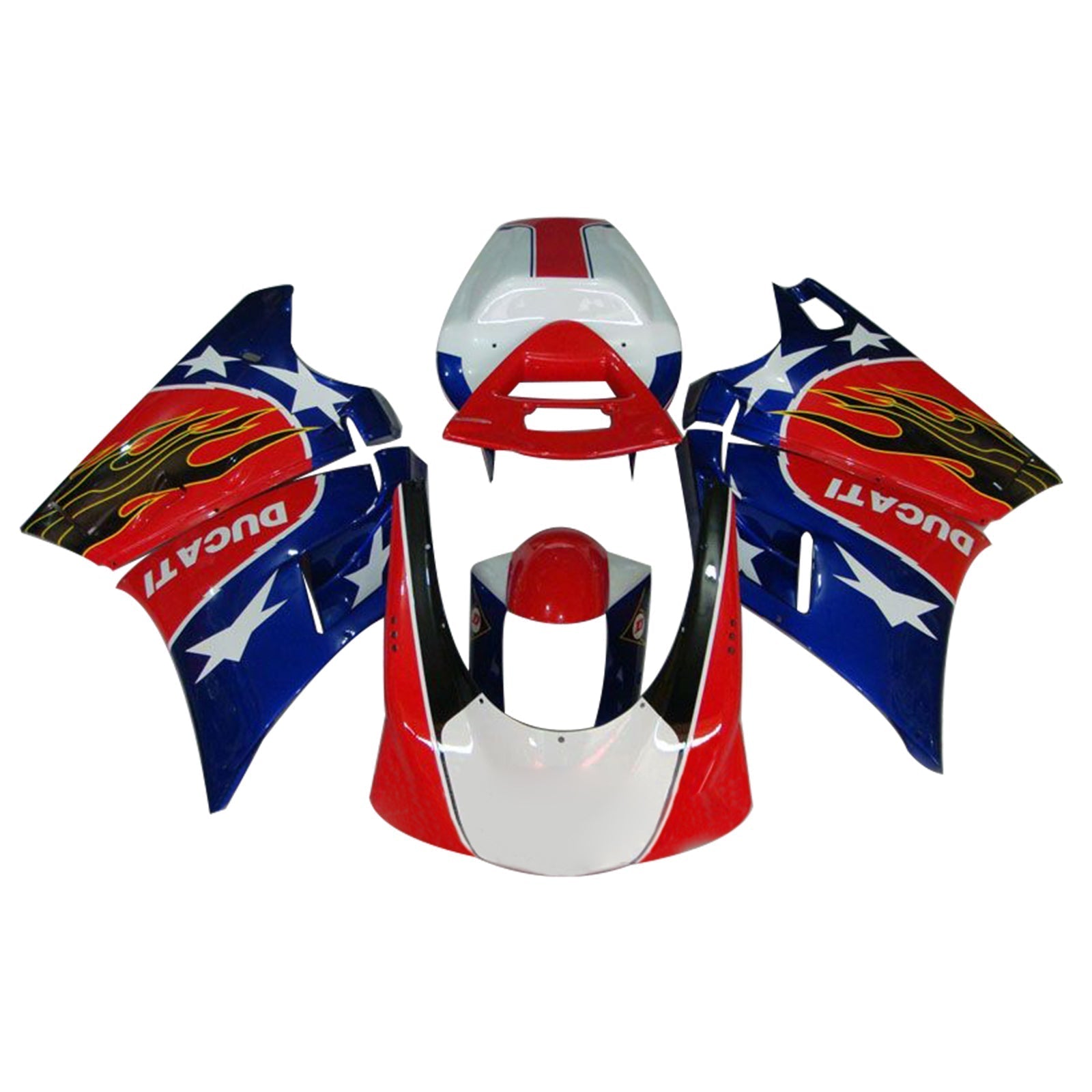 1996-2002 Ducati 996 748 916 998 Fairing Kit Bodywork ABS #103