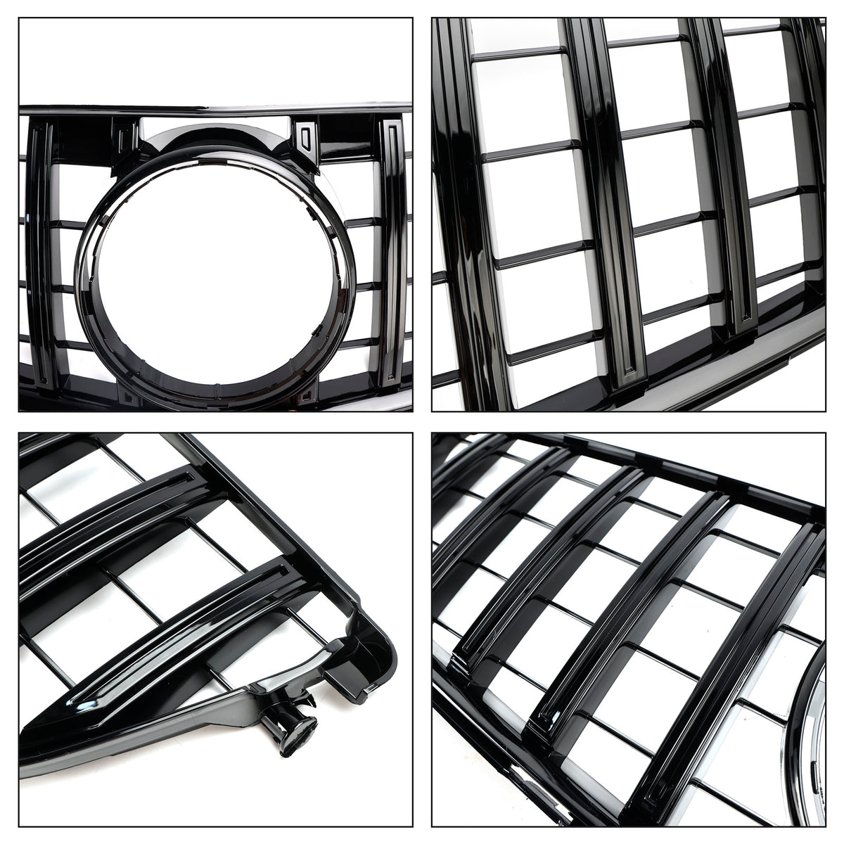 2008-2014 Mercedes-Benz W204 C-Class (Excludes C63) GT Style Front Bumper Grille Grill Generic