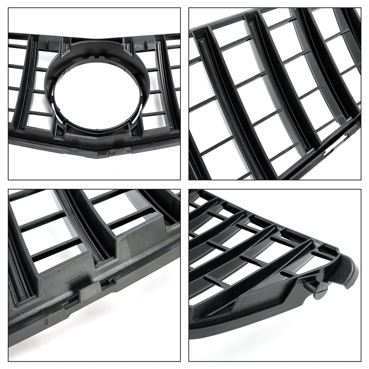 2008-2014 Mercedes-Benz W204 C-Class (Excludes C63) GT Style Front Bumper Grille Grill Generic
