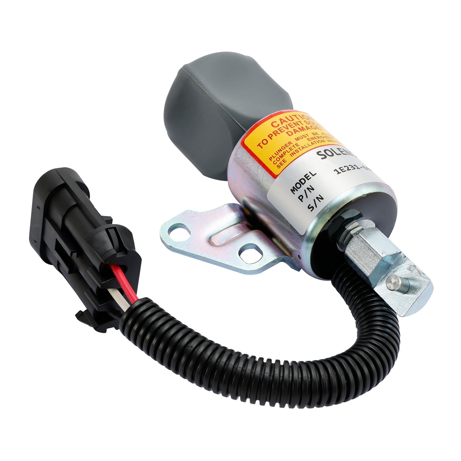 1E231-60011 Fuel Shut Down Solenoid For Kubota V2203 D722 D902 Engline M8200