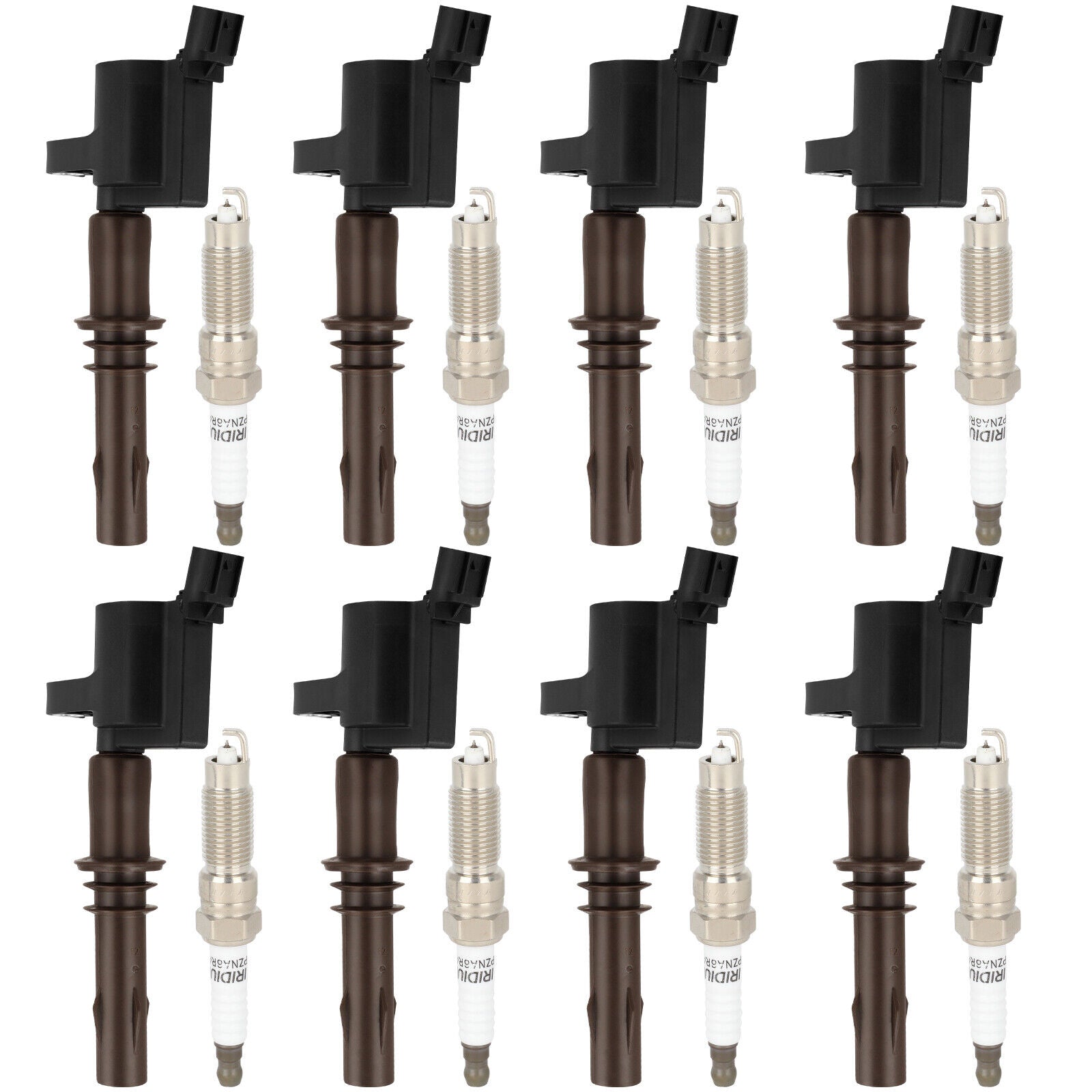 2010 Ford F-350 Super Duty V8 5.4L 8pcs Ignition Coils +Spark Plugs DG521 SP509 0B244206 8L3E-12A366-AA