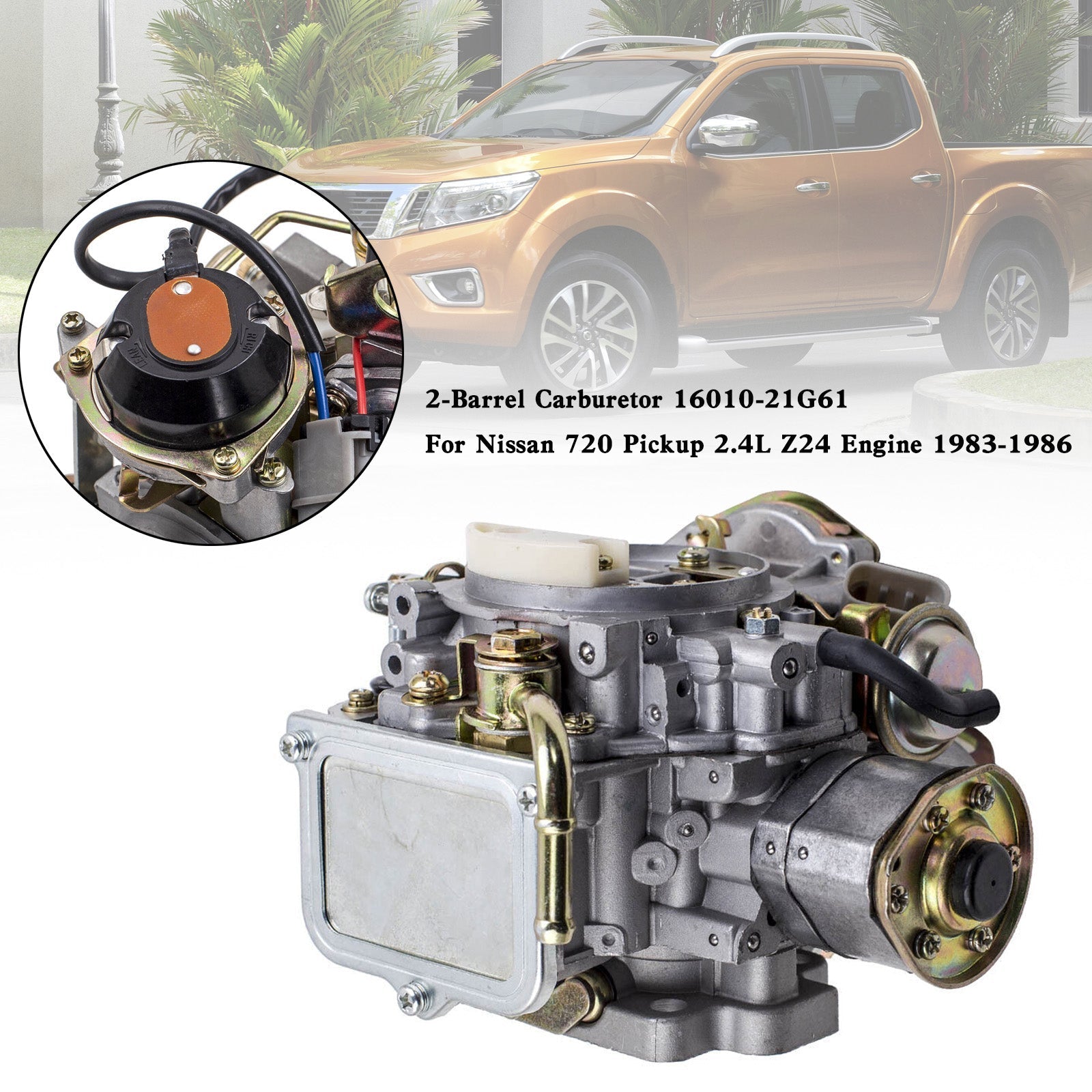 1995-2004 Nissan Pickup Base Standard Cab Pickup 2-Door 2-Barrel Carburetor 16010-21G61