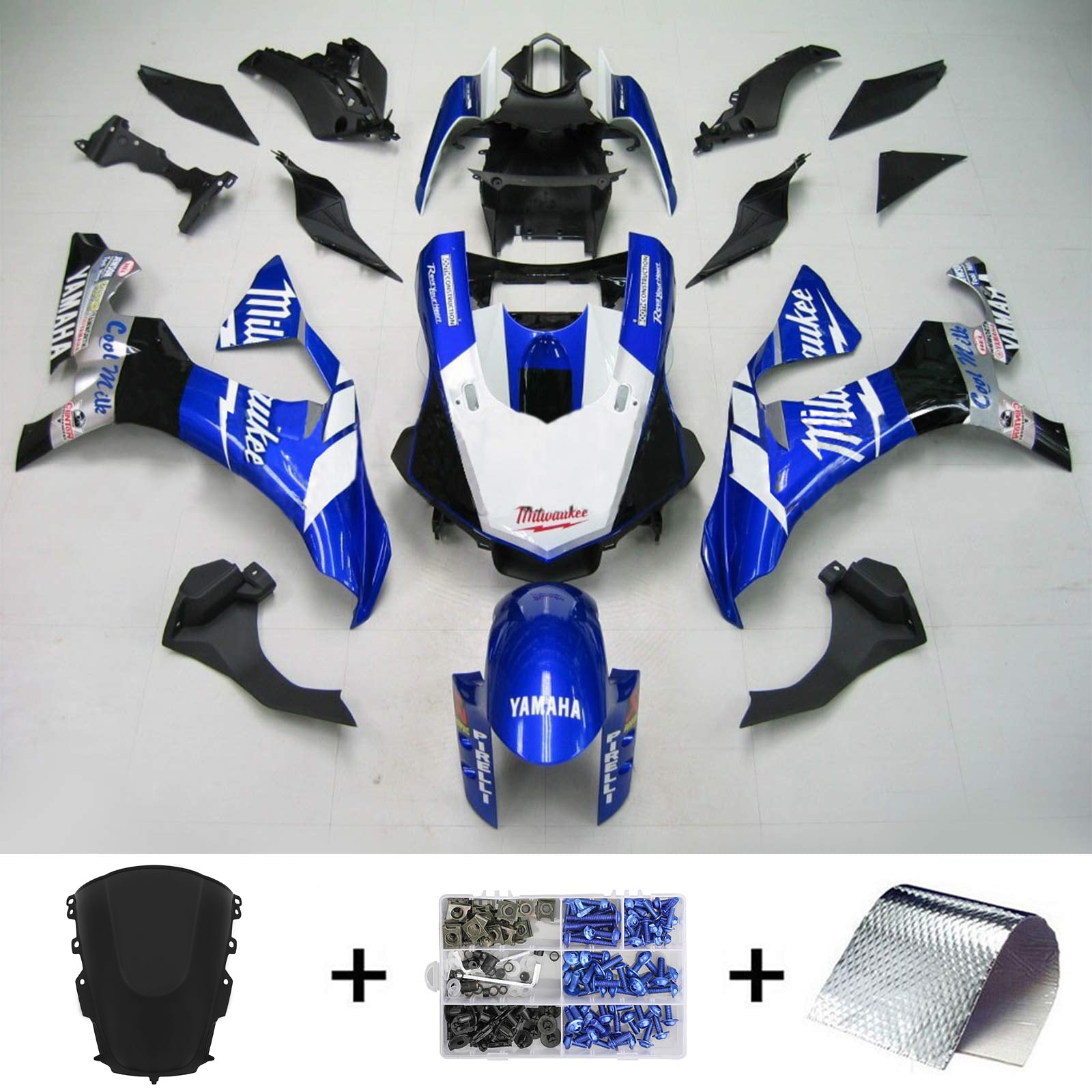 2020-2025 Yamaha YZF R1 Injection Fairing Kit Bodywork Plastic ABS #101