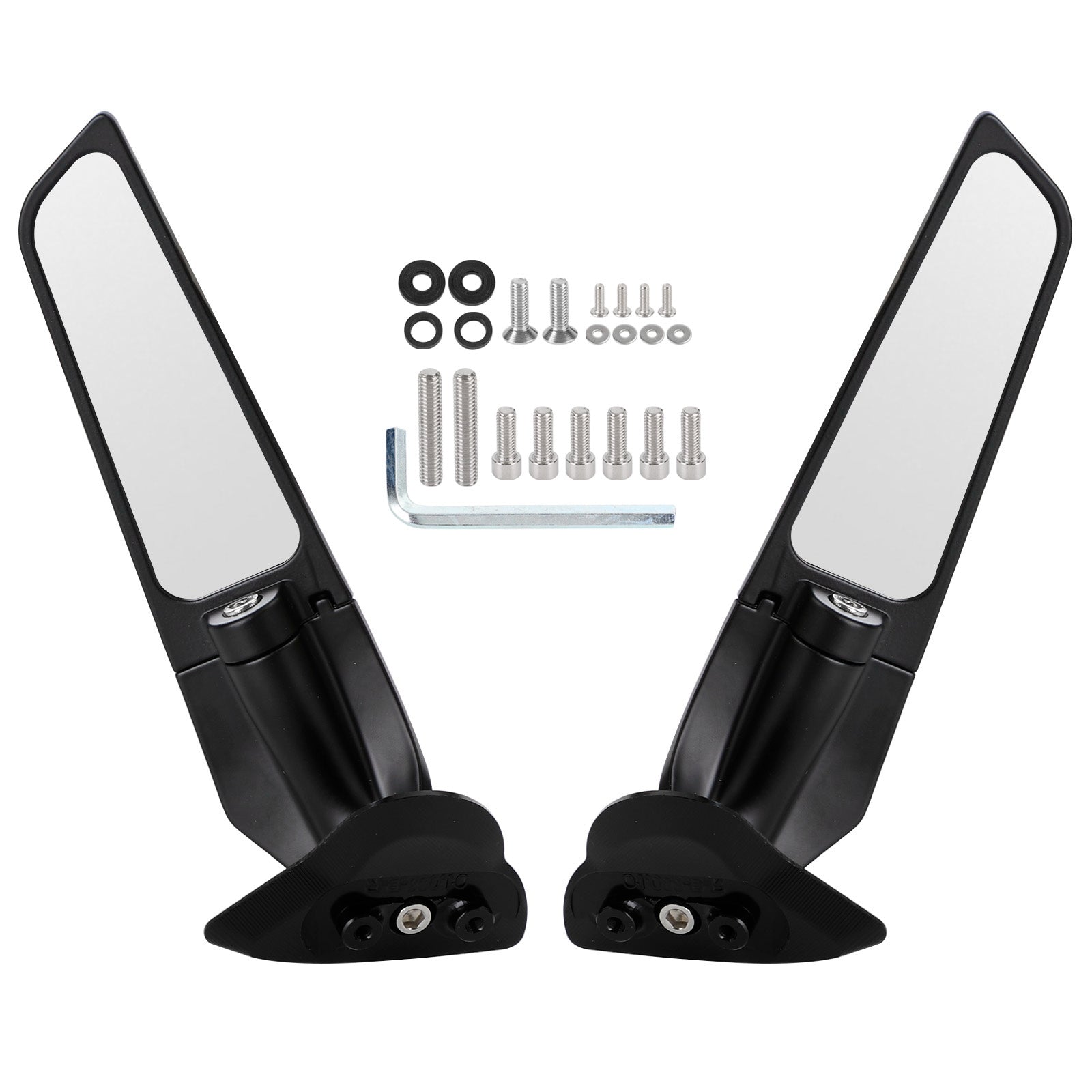2021-2022 Yamaha YZF-R7 Swivel Wing Fin Rearview Mirrors