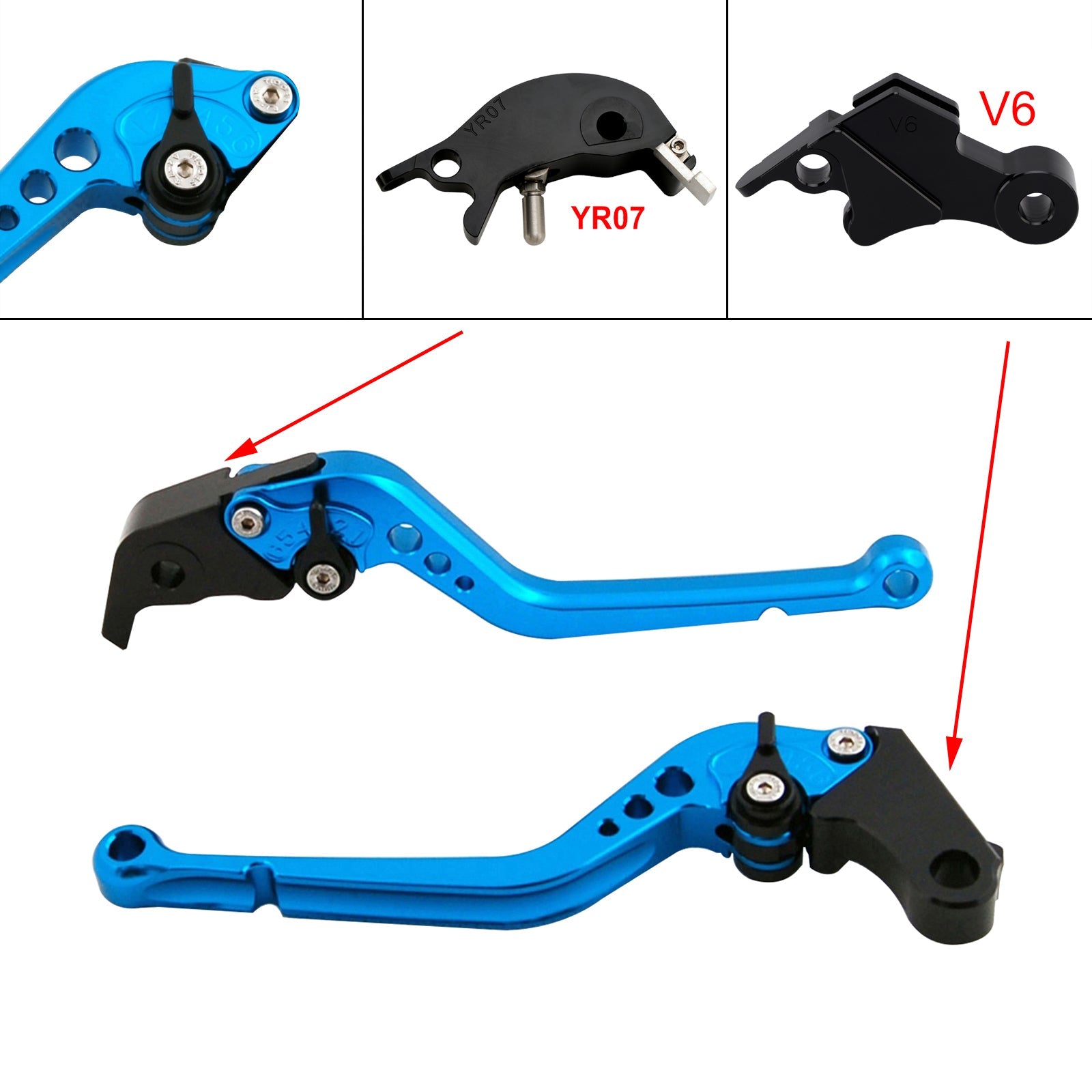 Long Clutch Brake Lever fit for YAMAHA XSR900 XSR900GP MT-09 MT-09SP 2024-2025