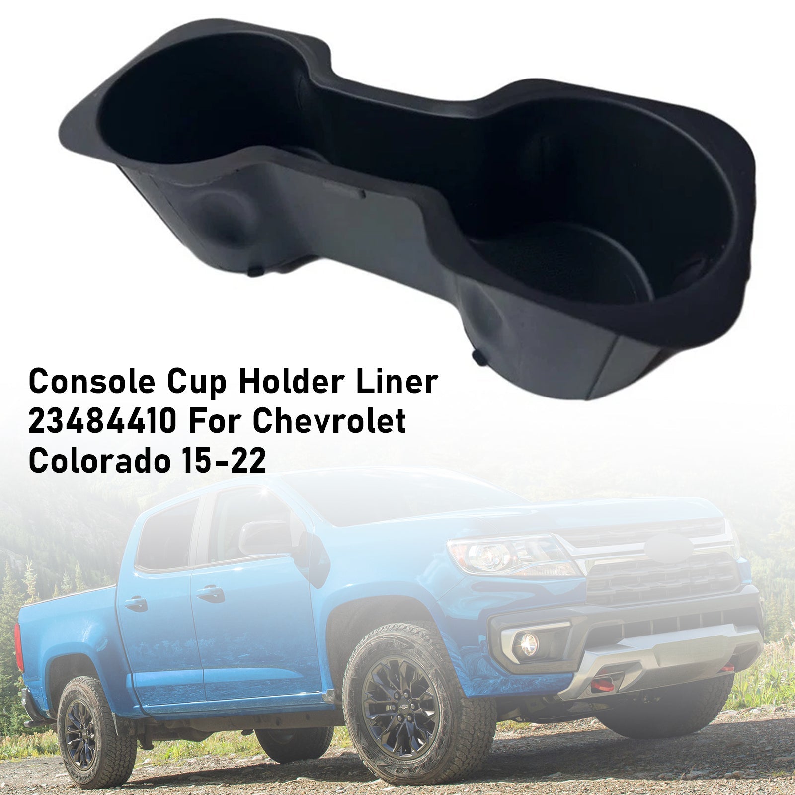 Console Cup Holder Liner 23484410 For Chevrolet Colorado 15-22