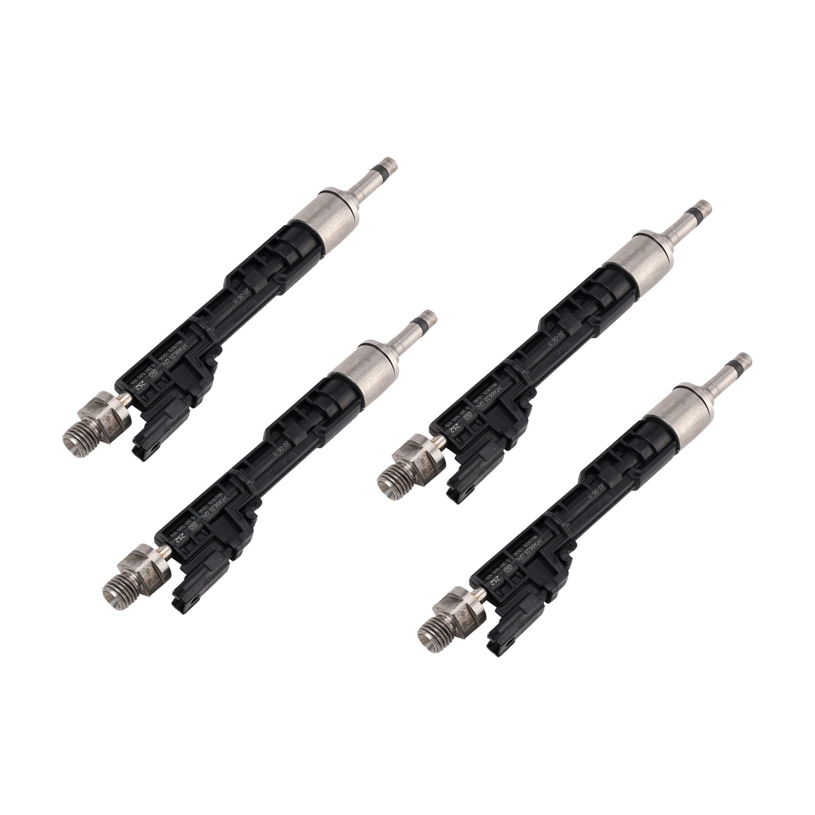 4Pcs Fuel Injector For BMW 5 Series 2011-2016 X5 2011-2013 0261500109