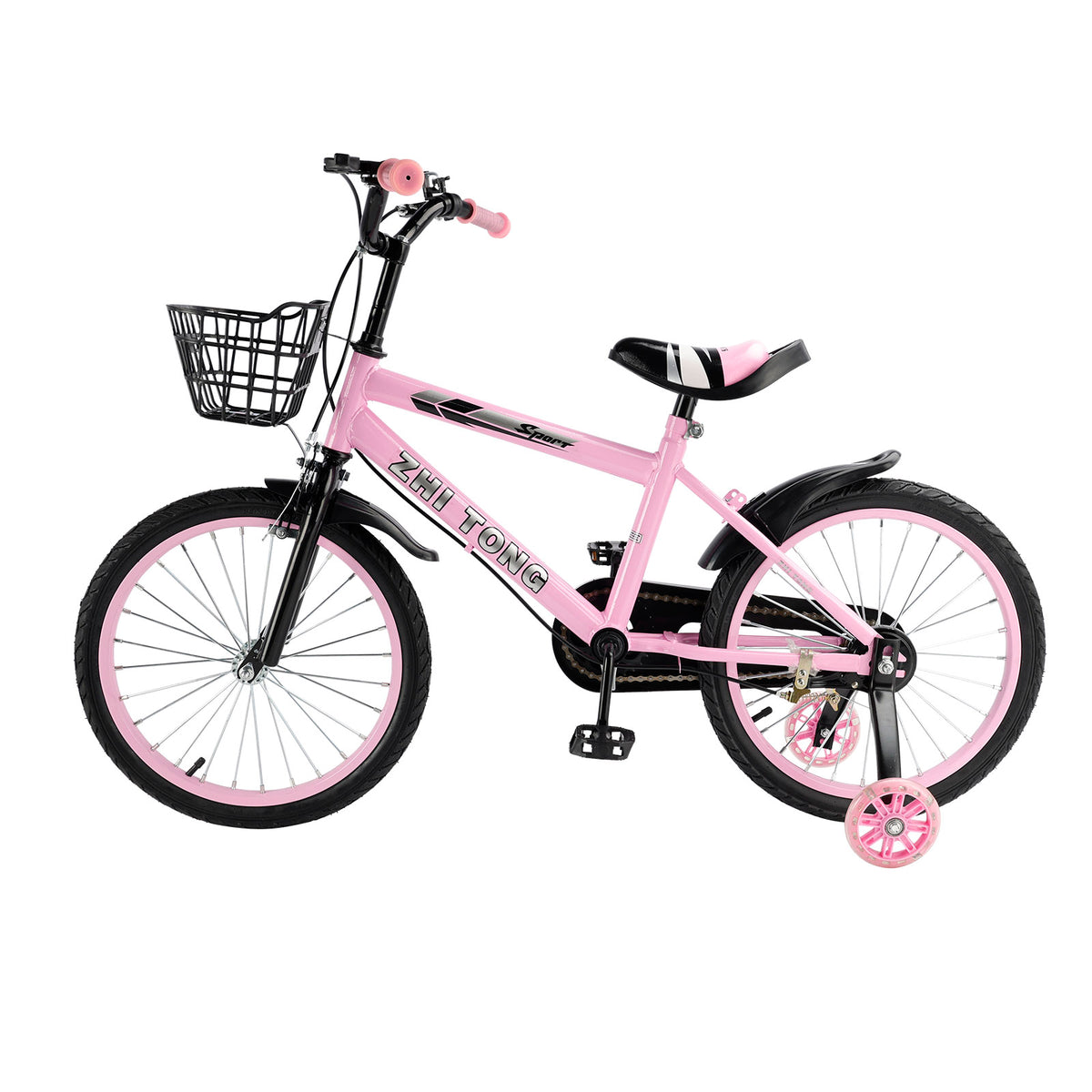 14 inches Kid's Bike Child Bicycle Adjustable Seat with auxiliary wheels