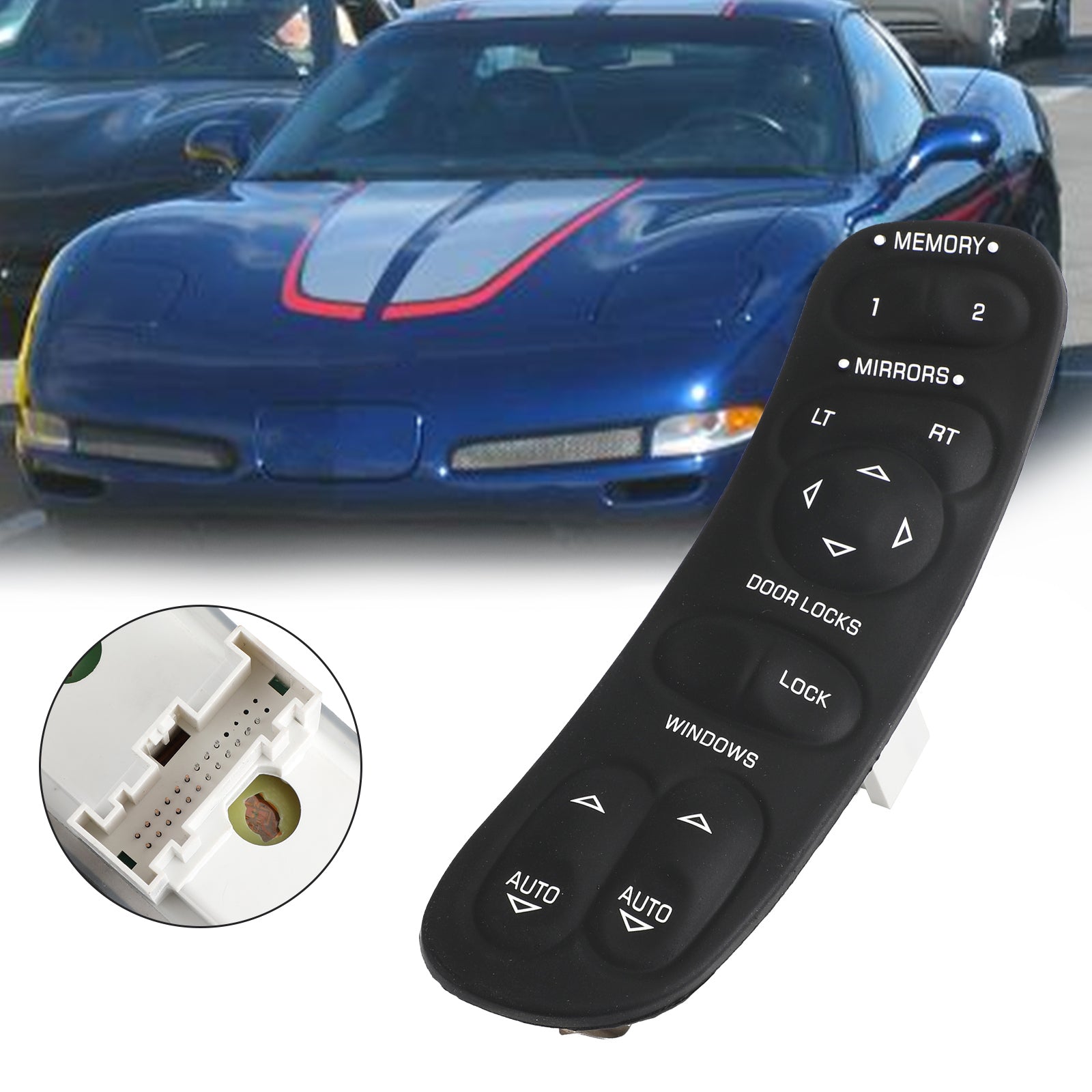 1997-2004 Chevy Corvette C5 Master Power Window Door Switch 19209381 10092804
