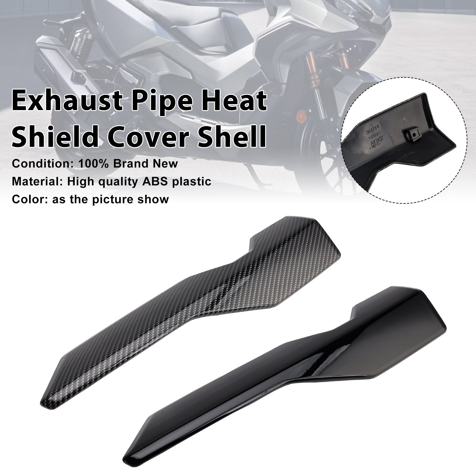 2022-2025Honda ADV 350 Exhaust Pipe Heat Shield Cover Shell