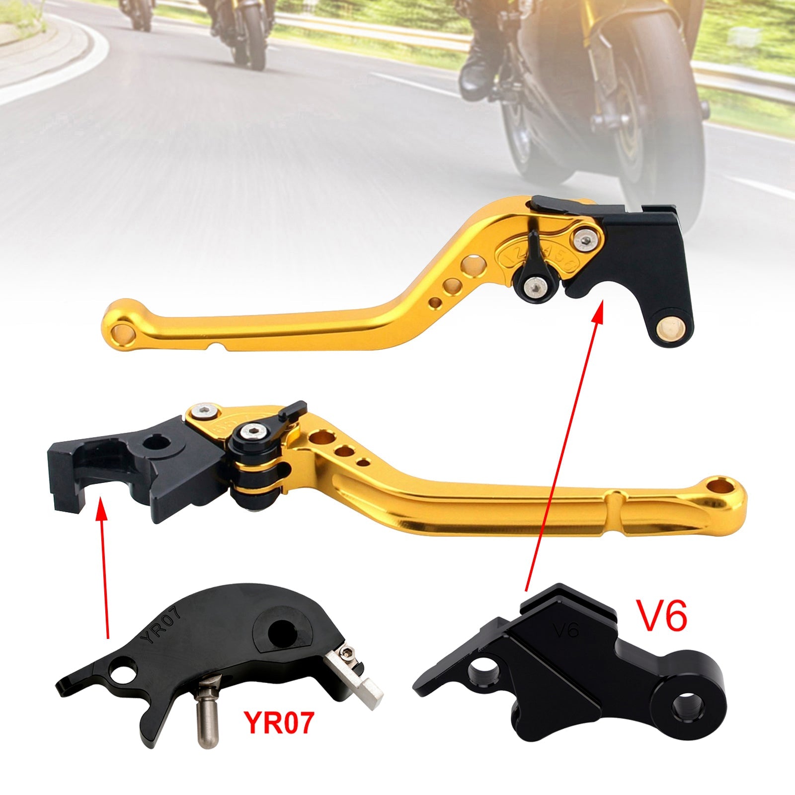 Long Clutch Brake Lever fit for YAMAHA XSR900 XSR900GP MT-09 MT-09SP 2024-2025