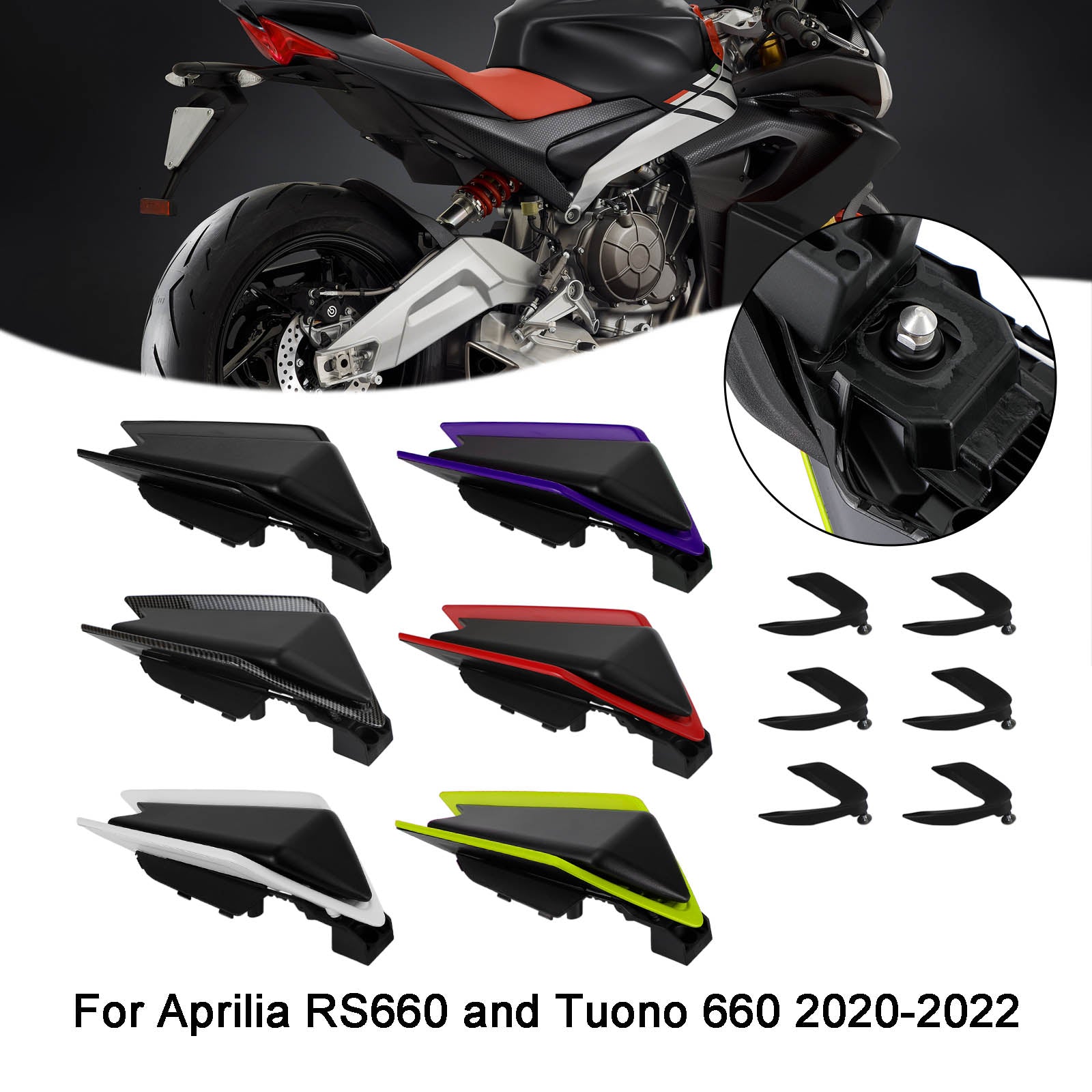 2021-2024 Aprilia RSV4 Rear Cowl Tail FAIRING Cover Generic