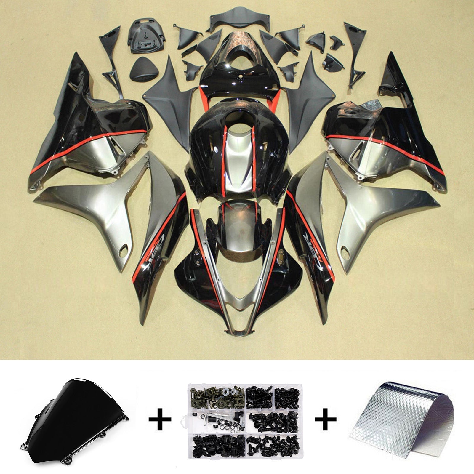 Injection Fairing Kit Bodywork Plastic ABS For Honda CBR600RR 2009-2012 F5