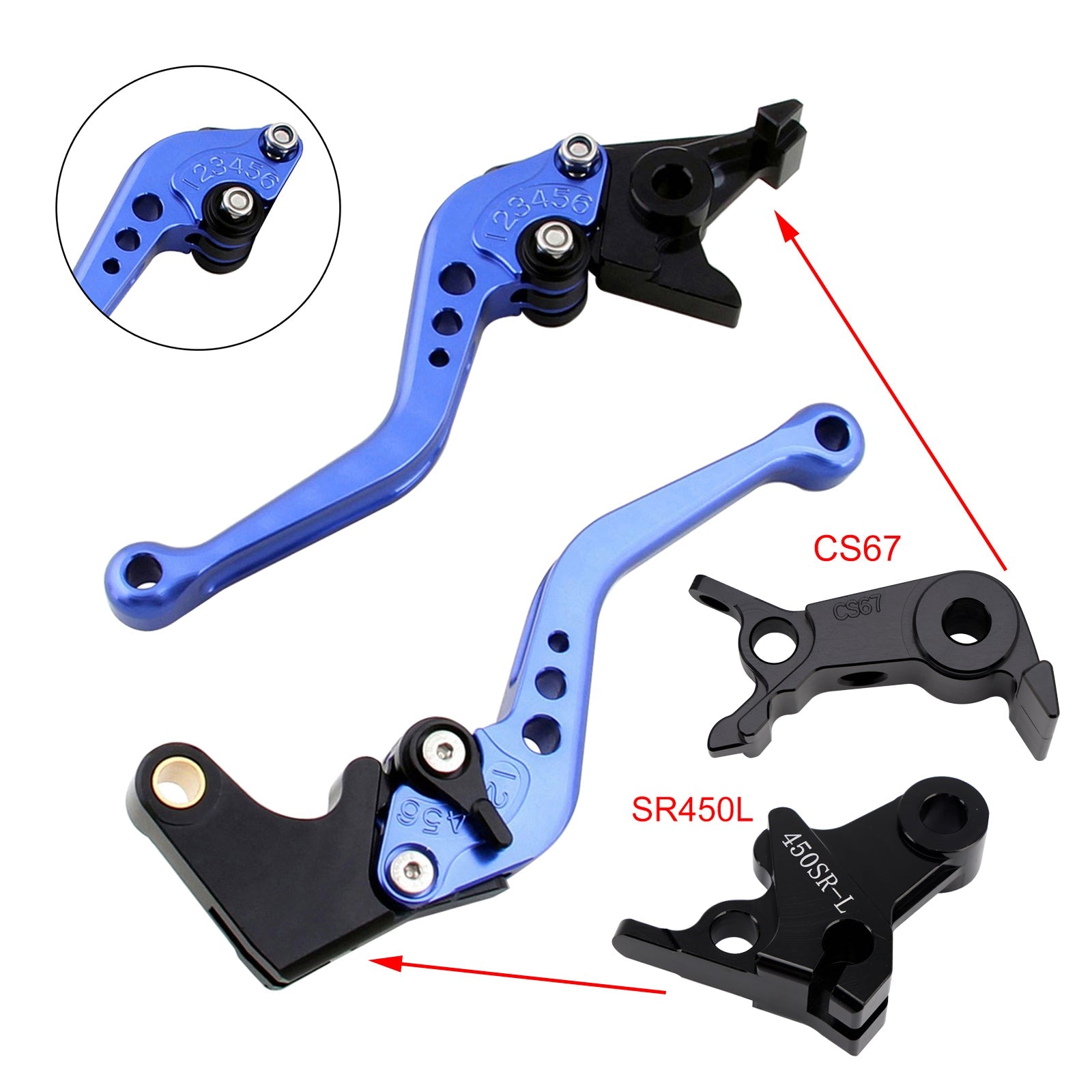 NEW Short Clutch Brake Lever fit for VOGE DS900X 900DSX 2024-2026