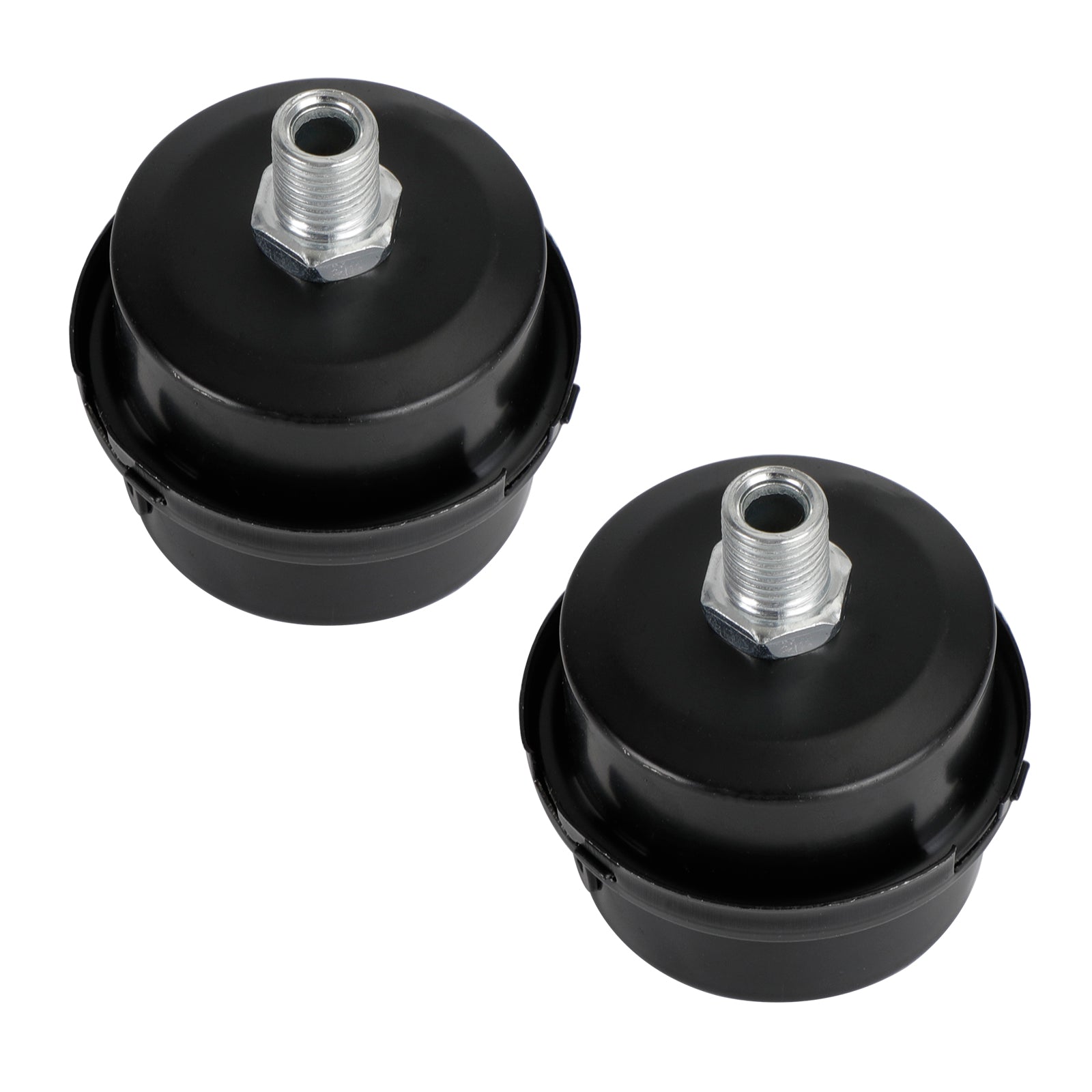 2x Filter Metal Air Compressor Intake Filter Noise Muffler Silencer 13/16/20mm