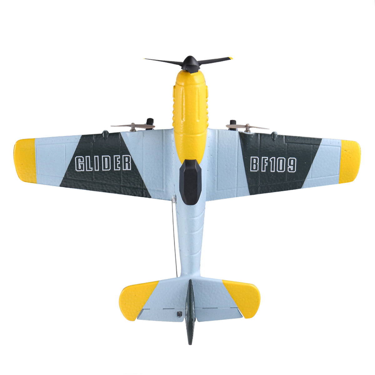 RC Plane 3Channel BF-109 Airplane Toys 2.4GHZ 6-Axis Gyro Plane With 2 Batteries