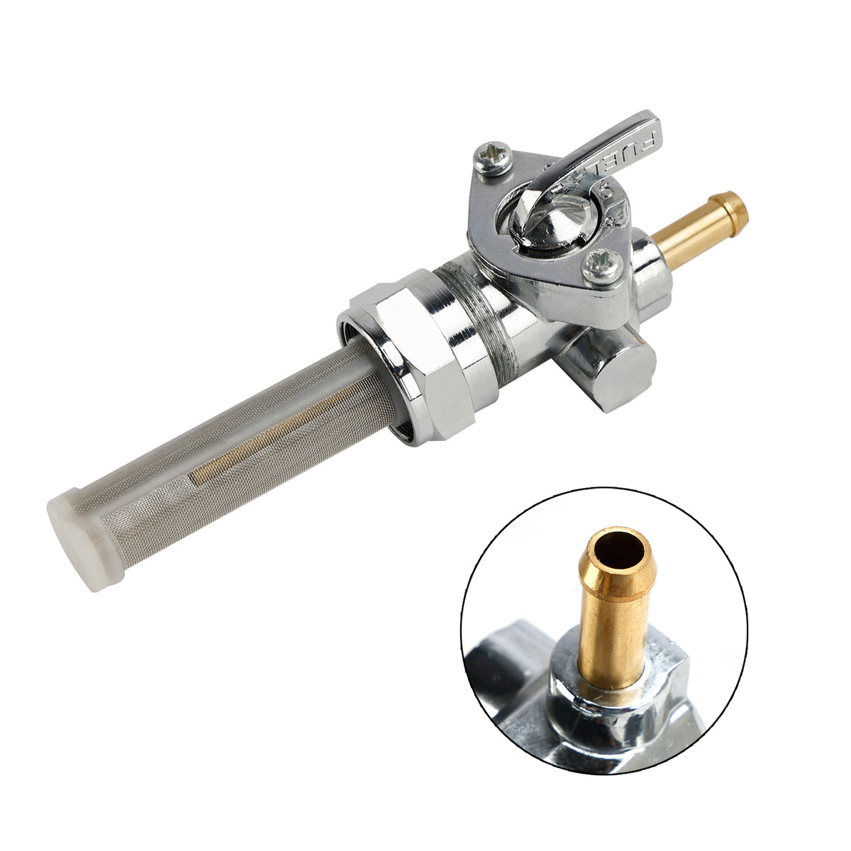 Gas Tank Fuel Cock Valve Petcock fit for 62166-81 FLH FXE 75-80 FLHS FXS 80-82