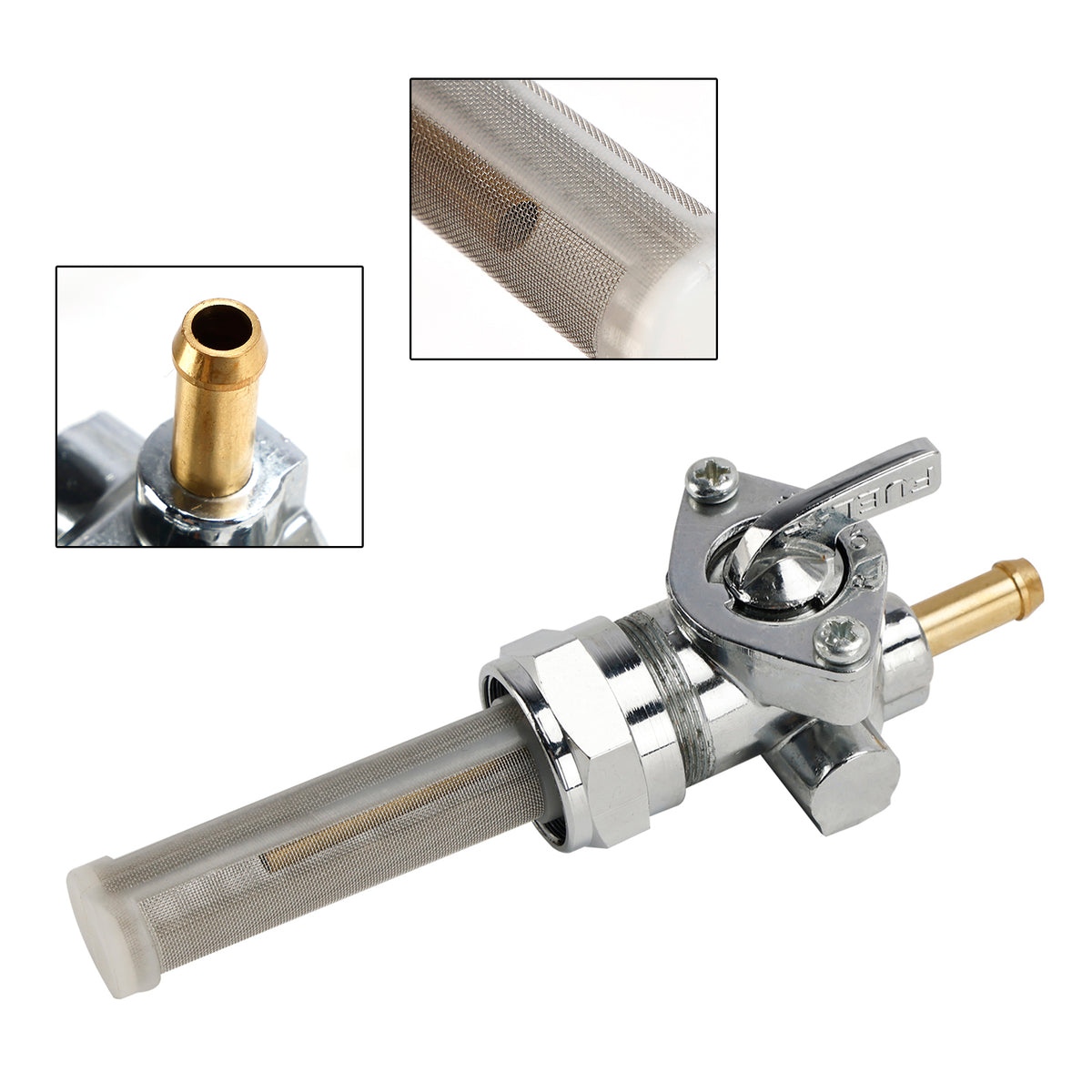 Gas Tank Fuel Cock Valve Petcock fit for 62166-81 FLH FXE 75-80 FLHS FXS 80-82