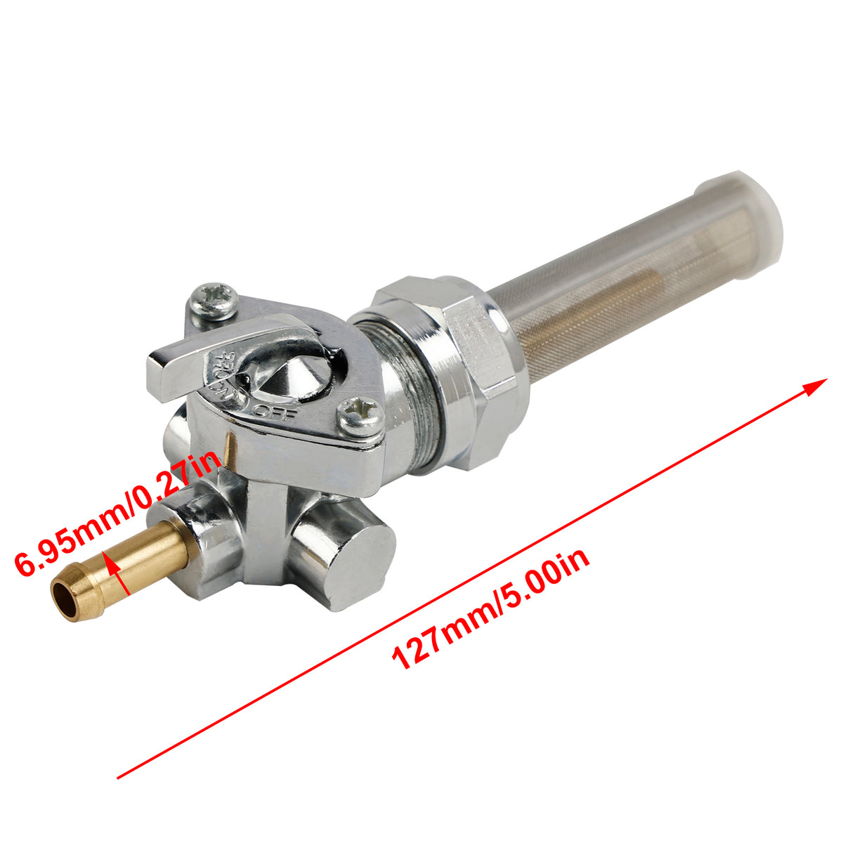 Gas Tank Fuel Cock Valve Petcock fit for 62166-81 FLH FXE 75-80 FLHS FXS 80-82