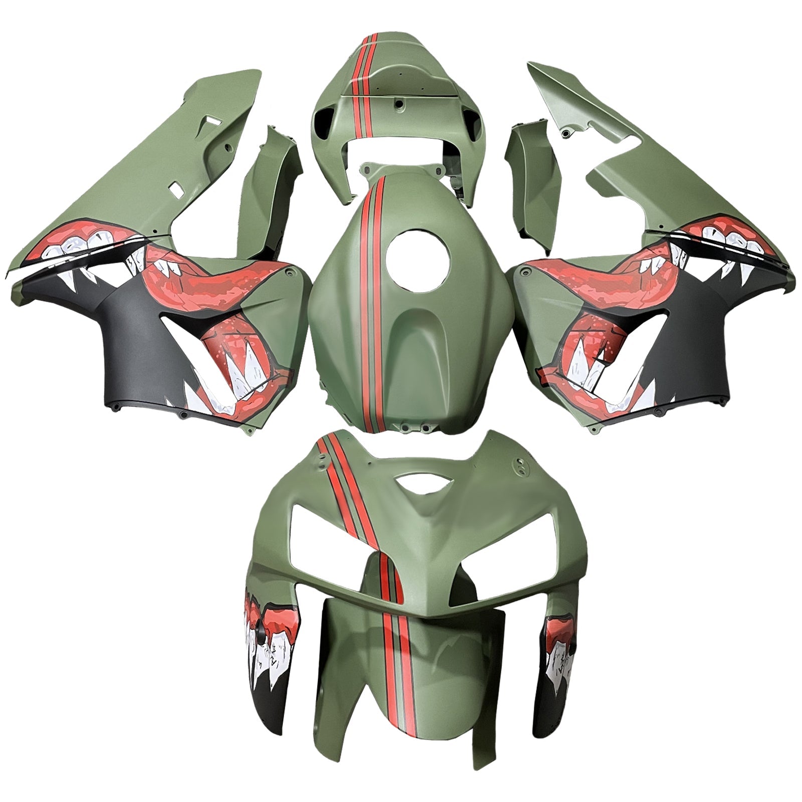 Injection Fairing Kit Bodywork Plastic ABS For Honda CBR600RR 2005-2006 F5