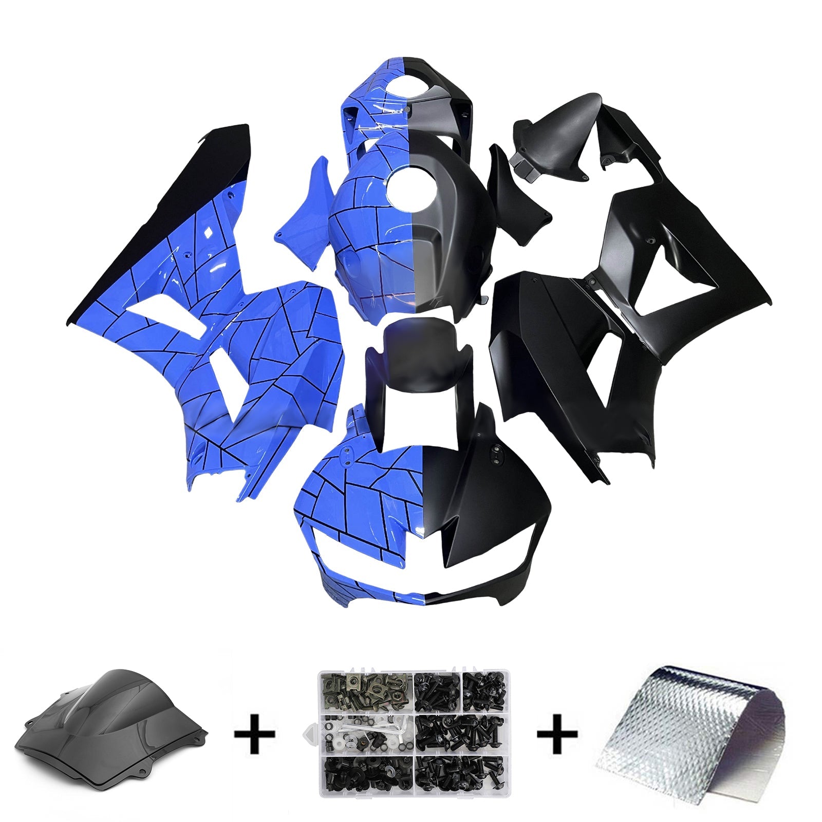 Injection Fairing Kit Bodywork Plastic ABS For Honda CBR600RR 2013-2023 F5