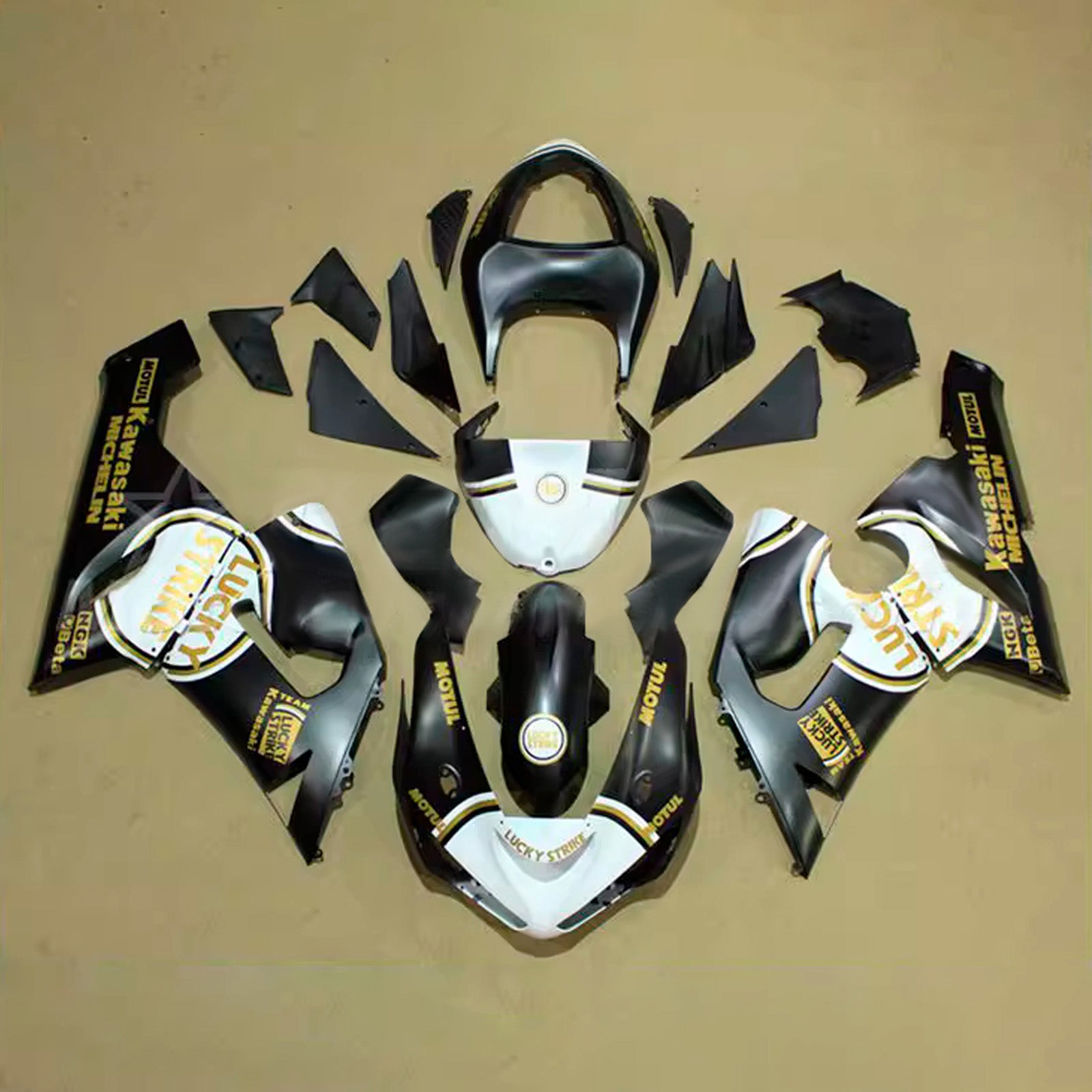 Injection Fairing Kit Bodywork Plastic ABS fit For Kawasaki ZX6R 636 2005-2006