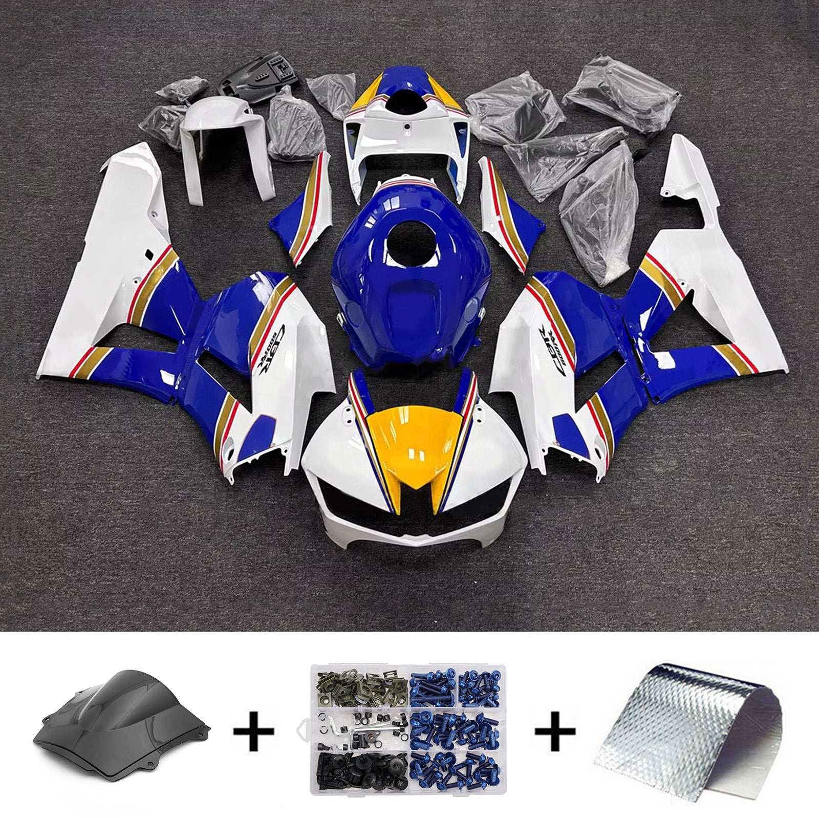 Injection Fairing Kit Bodywork Plastic ABS For Honda CBR600RR 2013-2025 F5