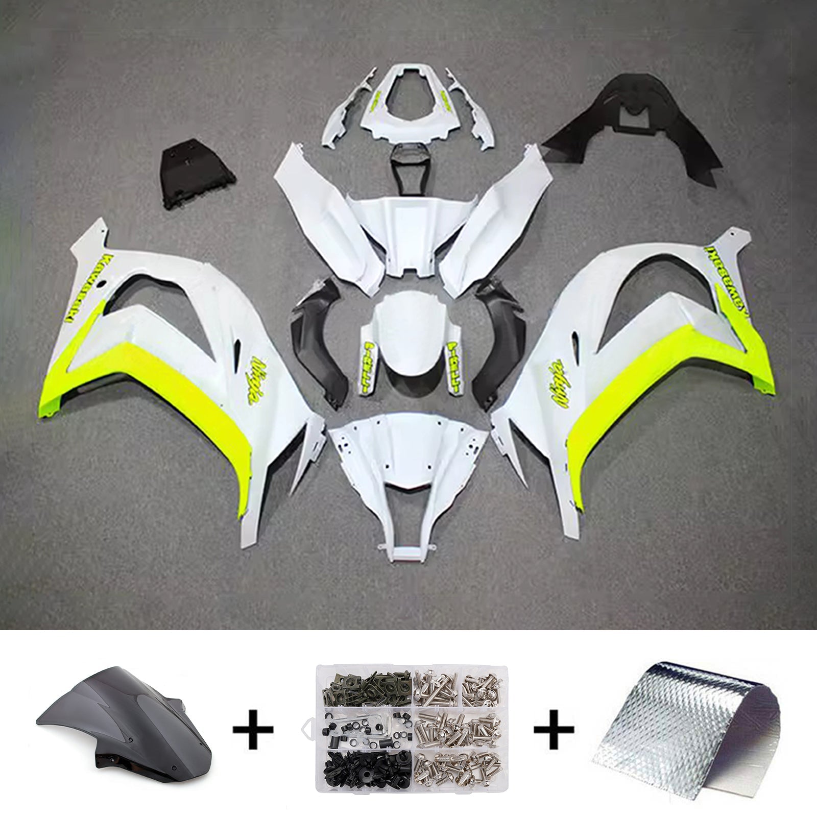 Injection Fairing Kit Bodywork Plastic ABS fit For Kawasaki ZX10R 2011-2015