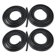 2003-2009 For Hummer H2 4Pcs Front Rear Left Right Door Rubber Seal Weatherstrip